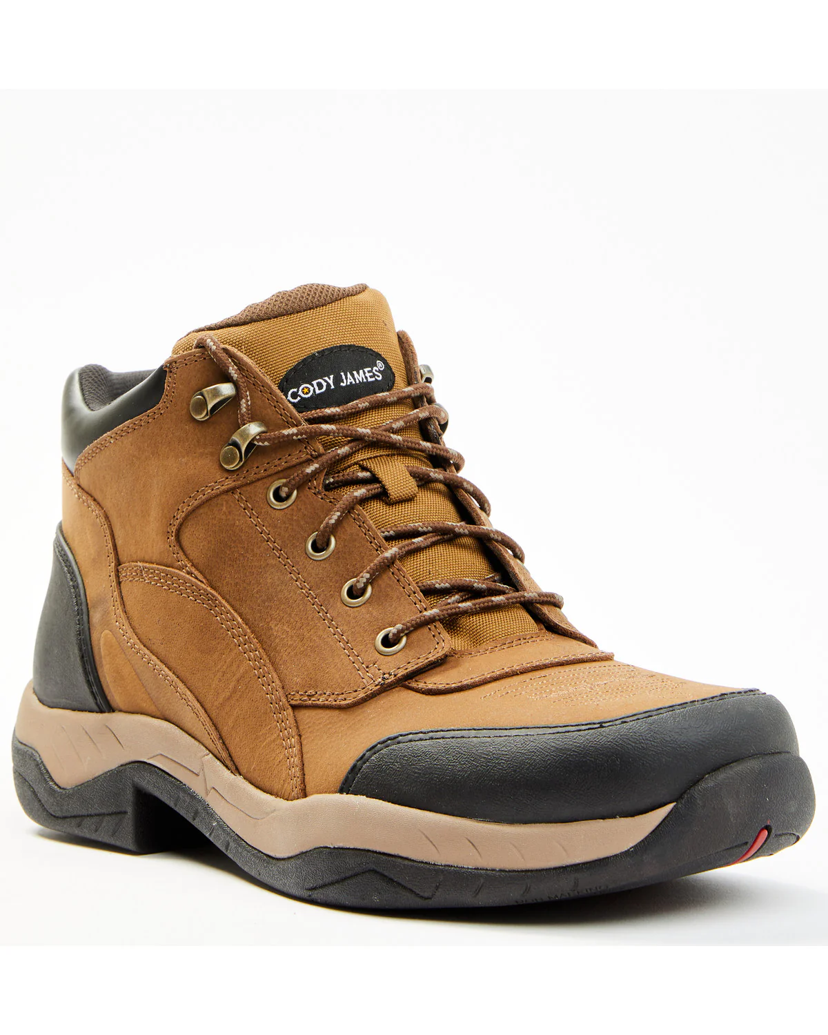 Cody James Men's 5" Endurance Soft Song Shin Buff Lace-Up Work Boots - Soft Toe
