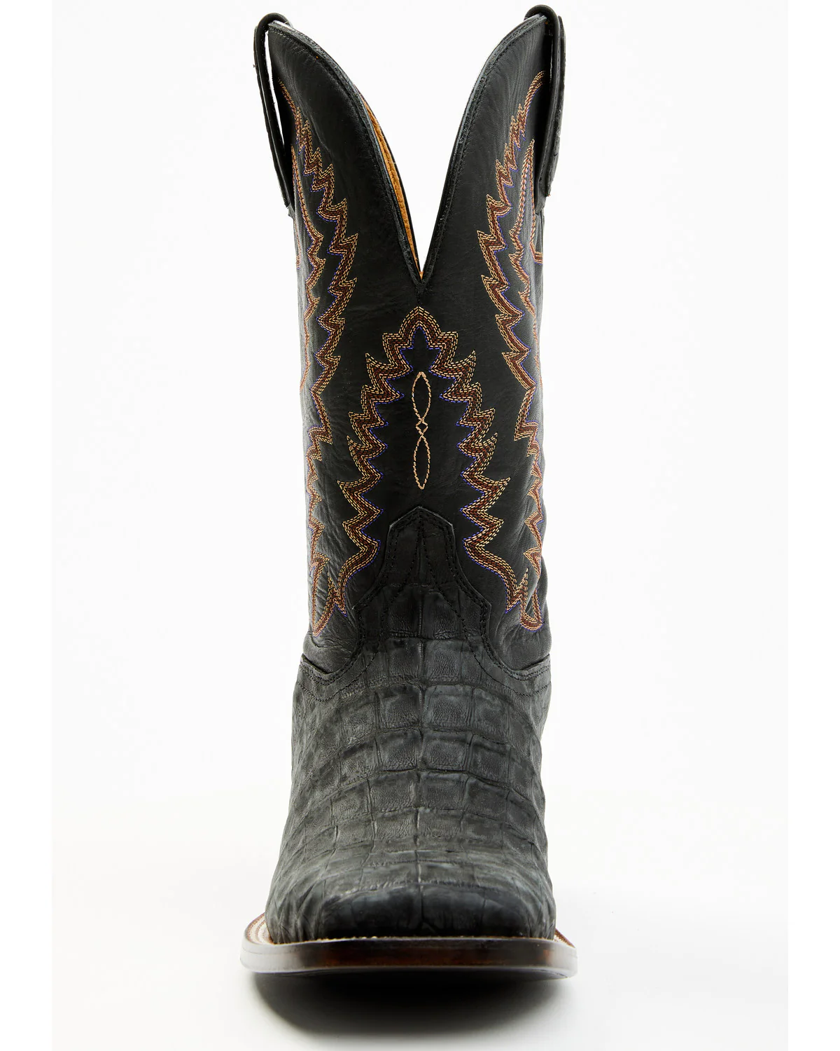 Cody James Men's Exotic Caiman Belly Western Boots - Broad Square Toe - Image 4