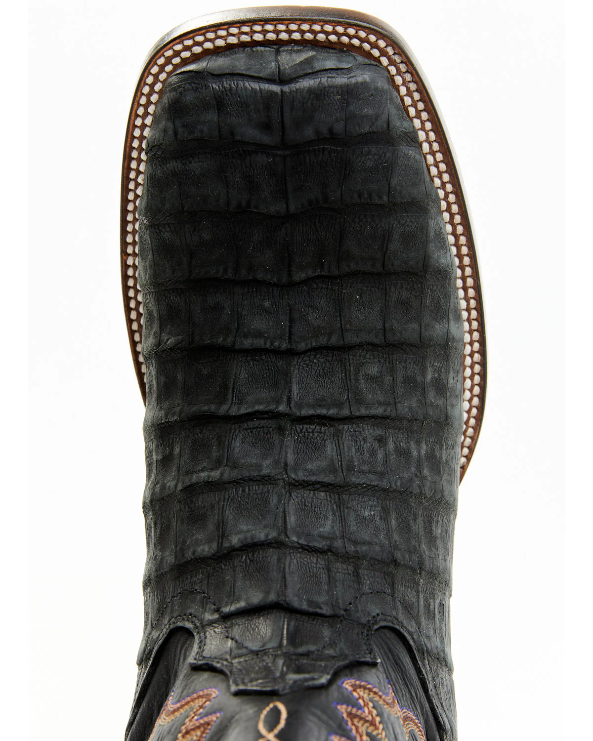 Cody James Men's Exotic Caiman Belly Western Boots - Broad Square Toe - Image 6