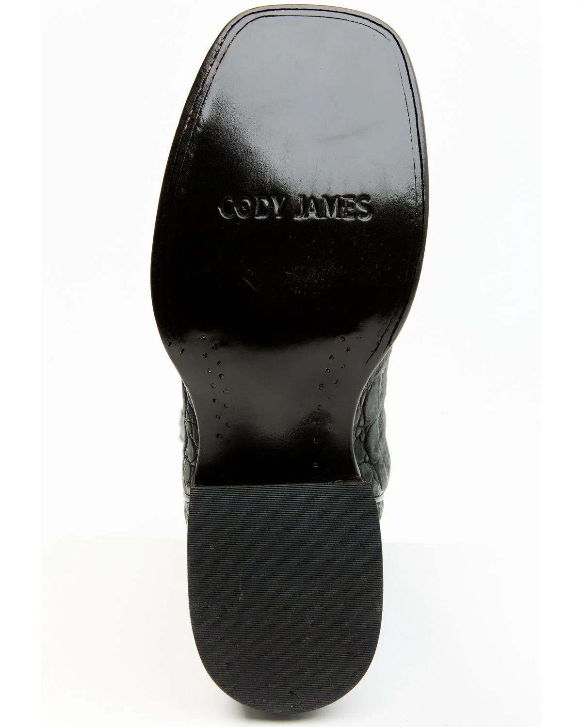Cody James Men's Exotic Caiman Belly Western Boots - Broad Square Toe - Image 7