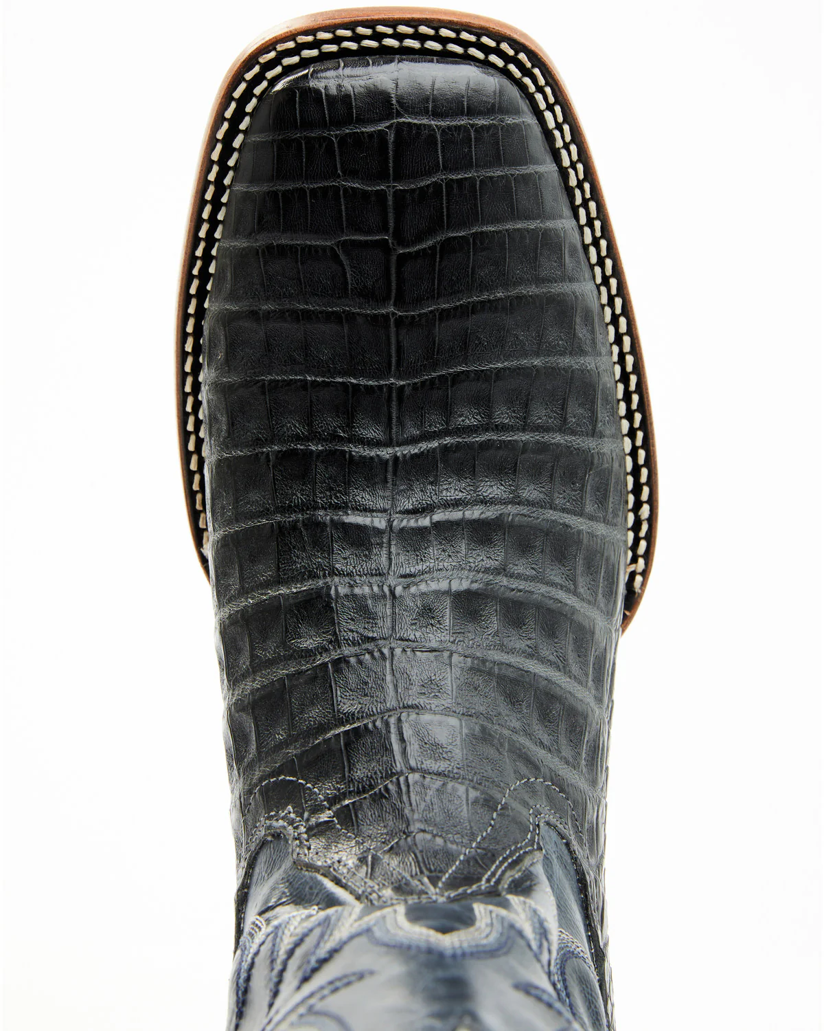 Cody James Men's Exotic Caiman Belly Western Boots - Broad Square Toe - Image 6