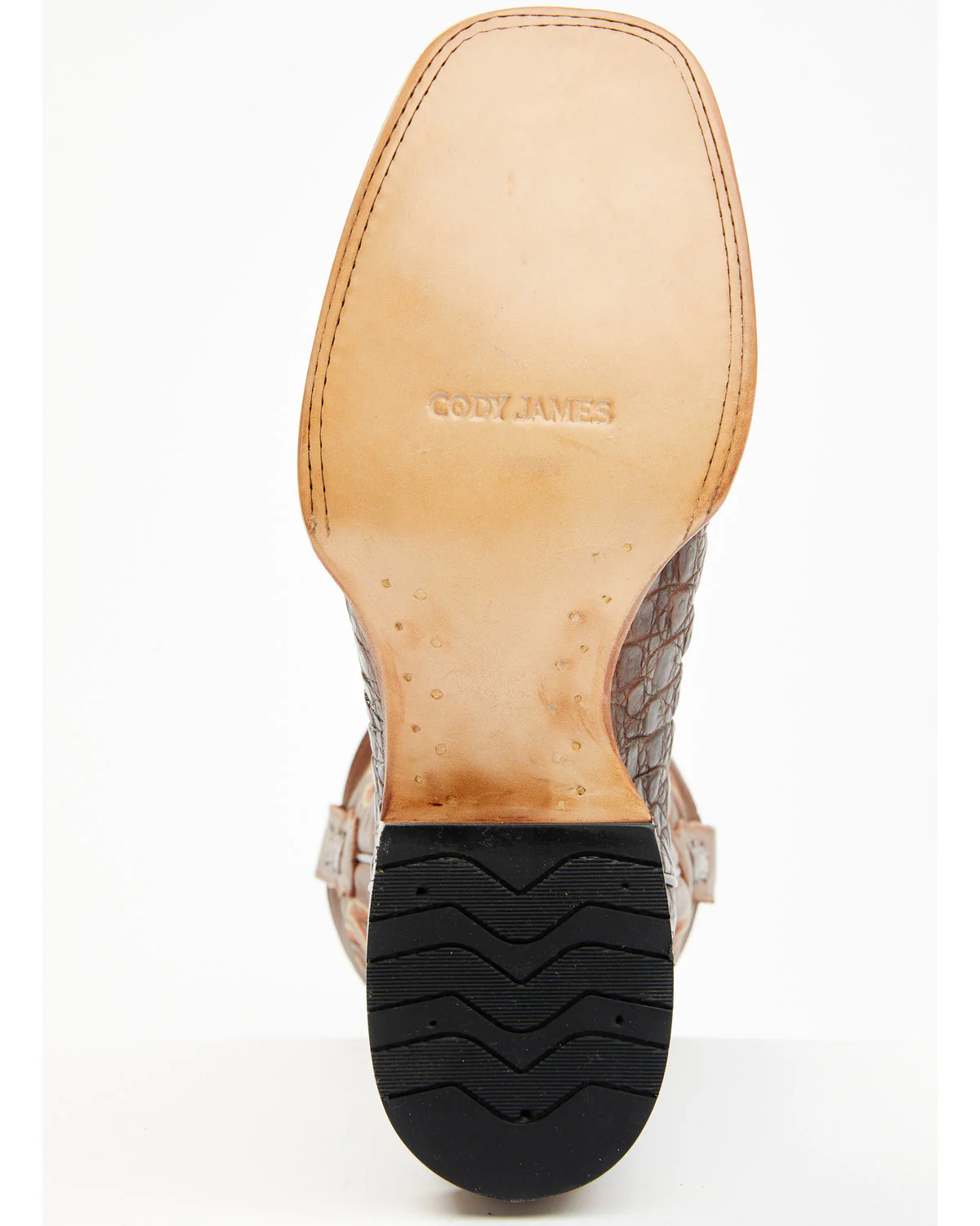 Cody James Men's Exotic Caiman Western Boots - Broad Square Toe - Image 7