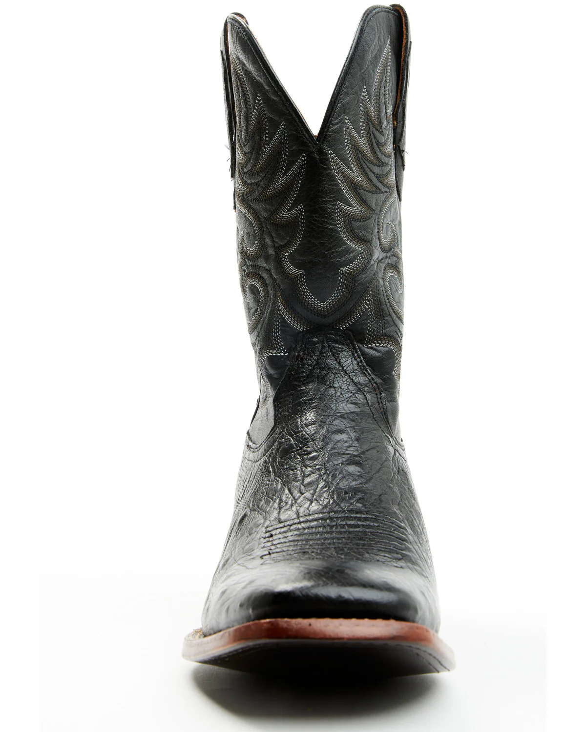 Cody James Men's Exotic Full Quill Ostrich Western Boots - Broad Square Toe - Image 4