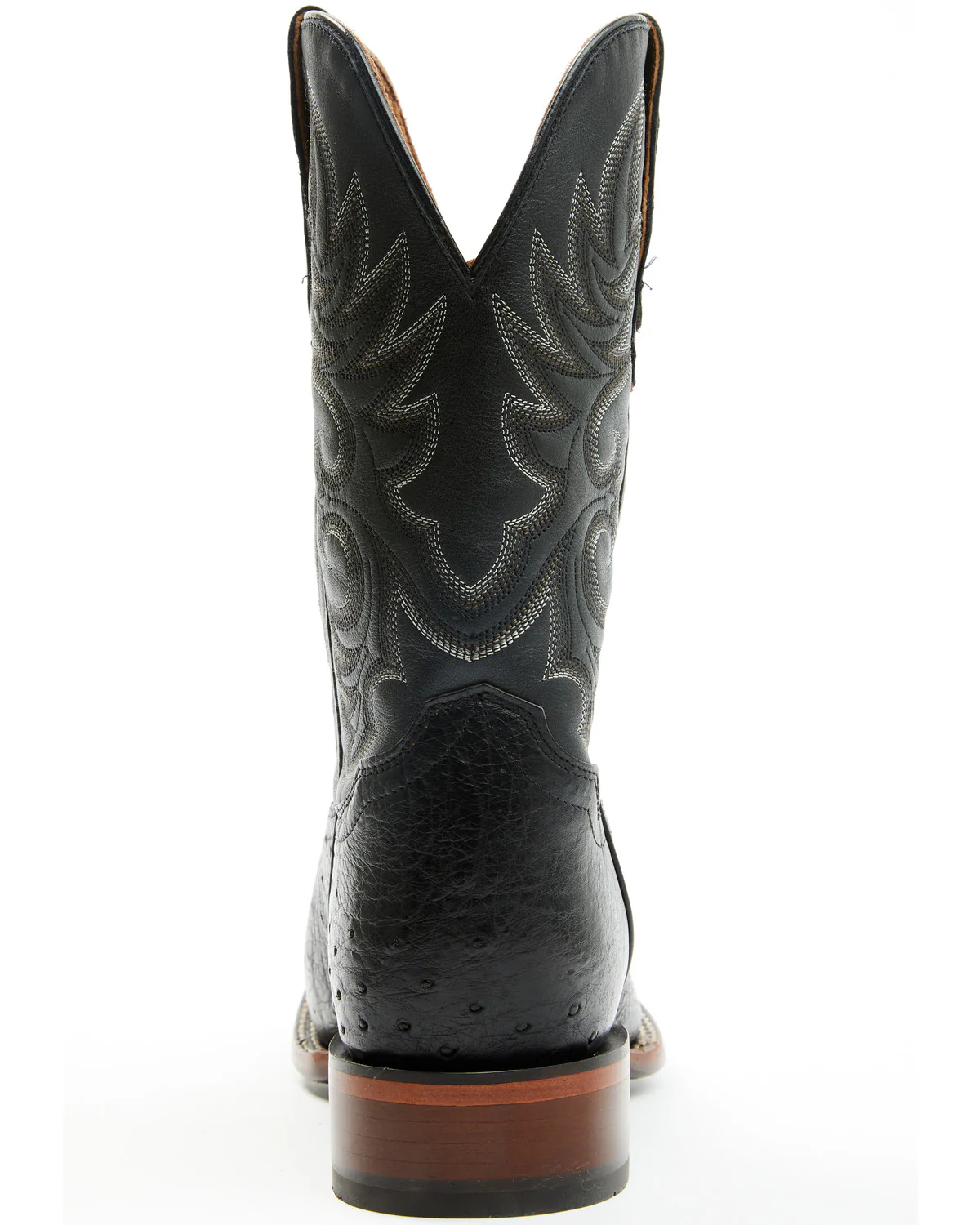 Cody James Men's Exotic Full Quill Ostrich Western Boots - Broad Square Toe - Image 5