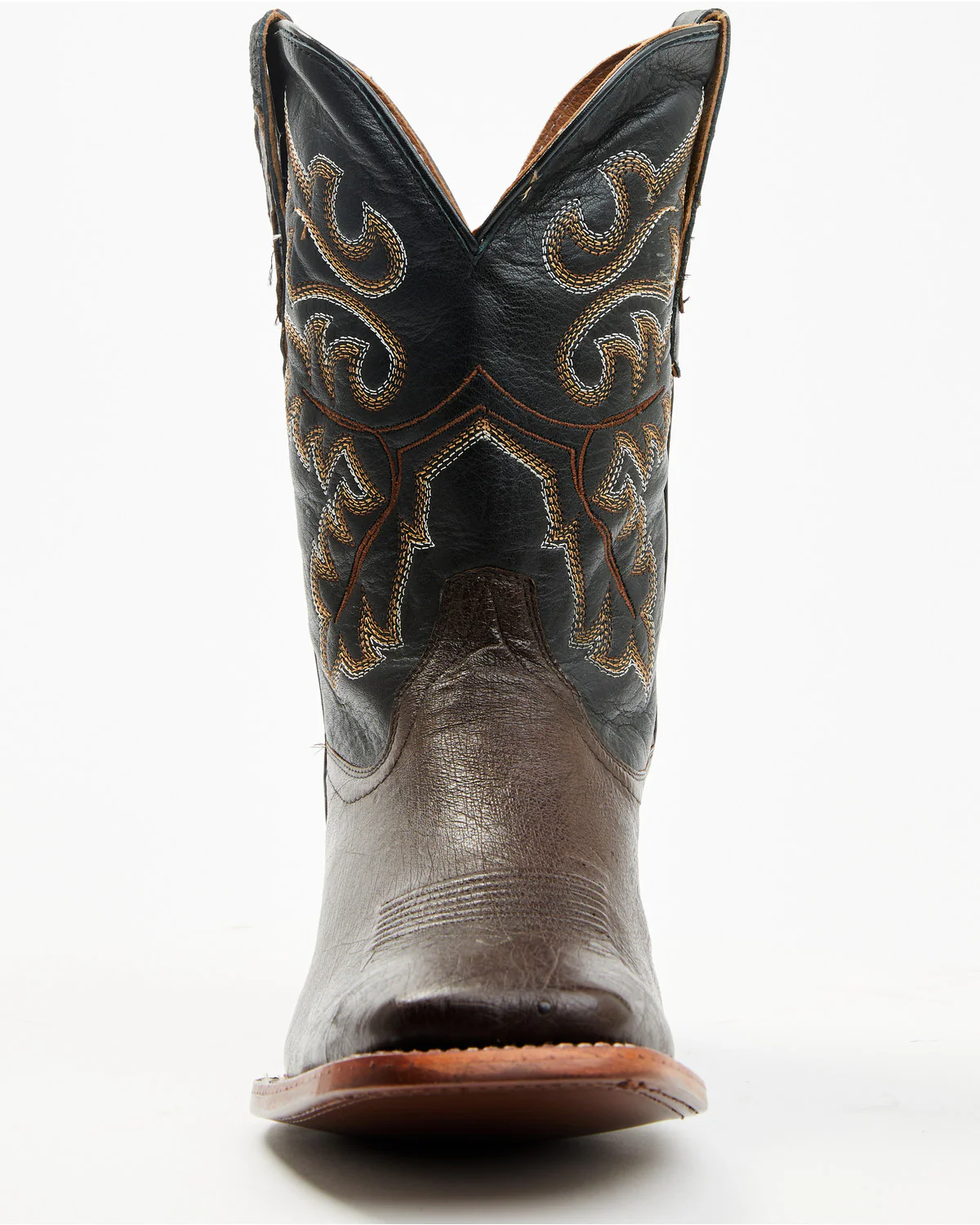 Cody James Men's Exotic Ostrich Western Boots - Broad Square Toe - Image 4