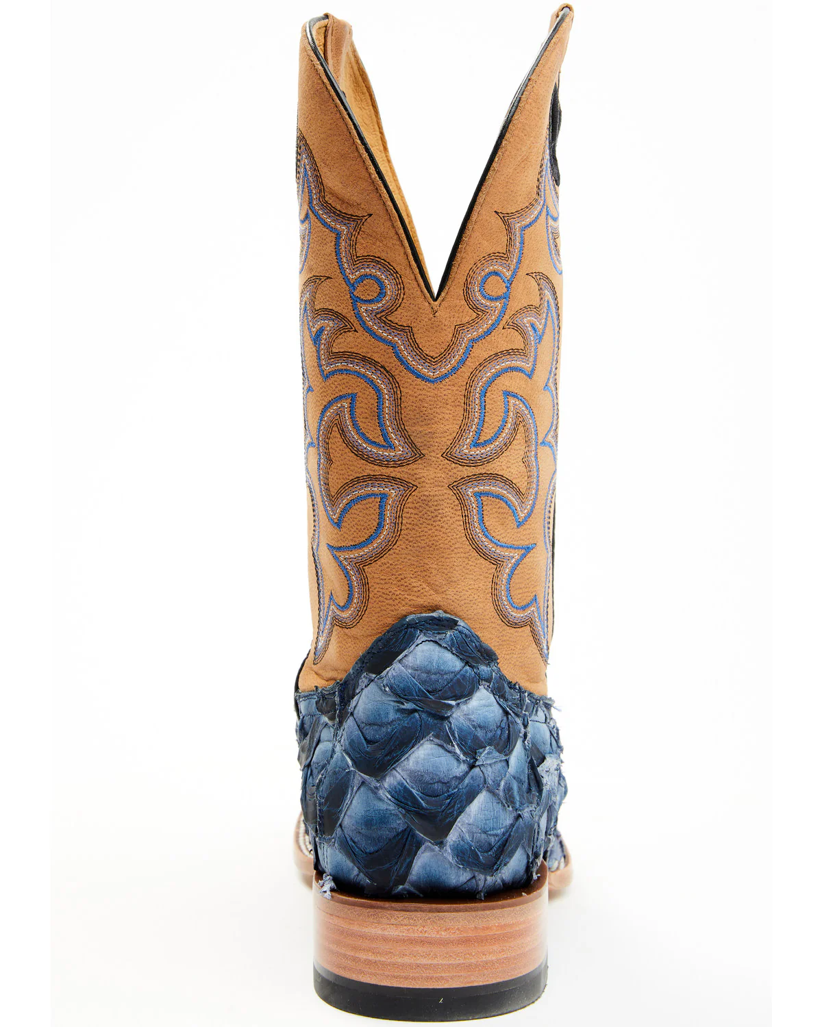 Cody James Men's Exotic Pirarucu Western Boots - Broad Square Toe - Image 5