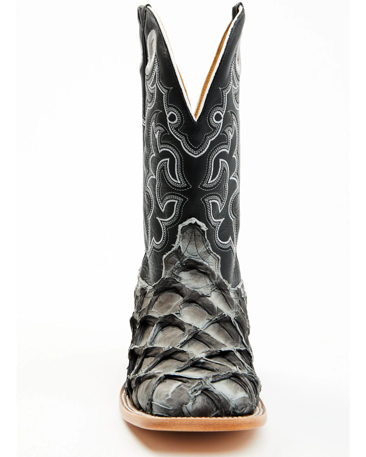 Cody James Men's Exotic Pirarucu Western Boots - Broad Square Toe - Image 4
