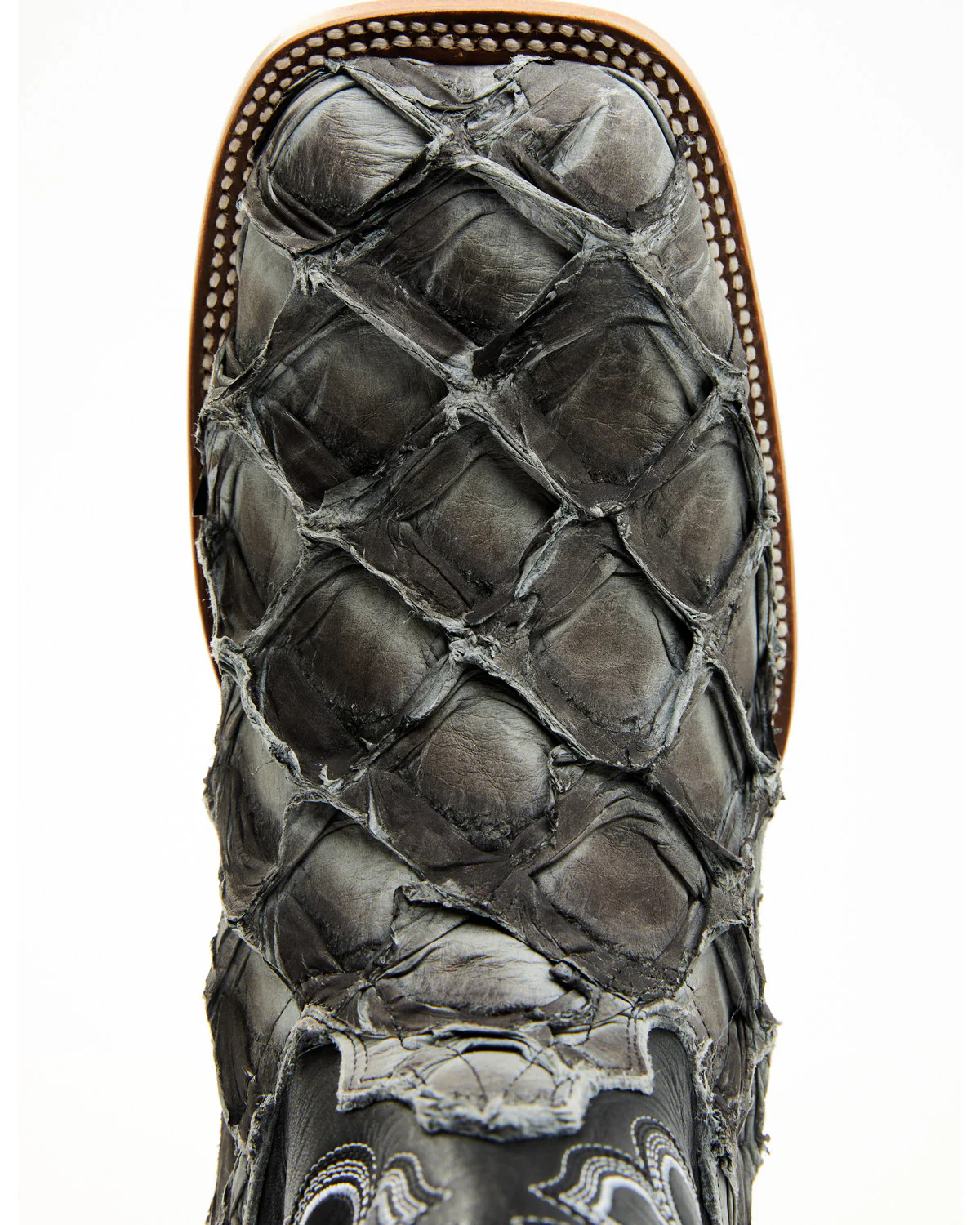 Cody James Men's Exotic Pirarucu Western Boots - Broad Square Toe - Image 6
