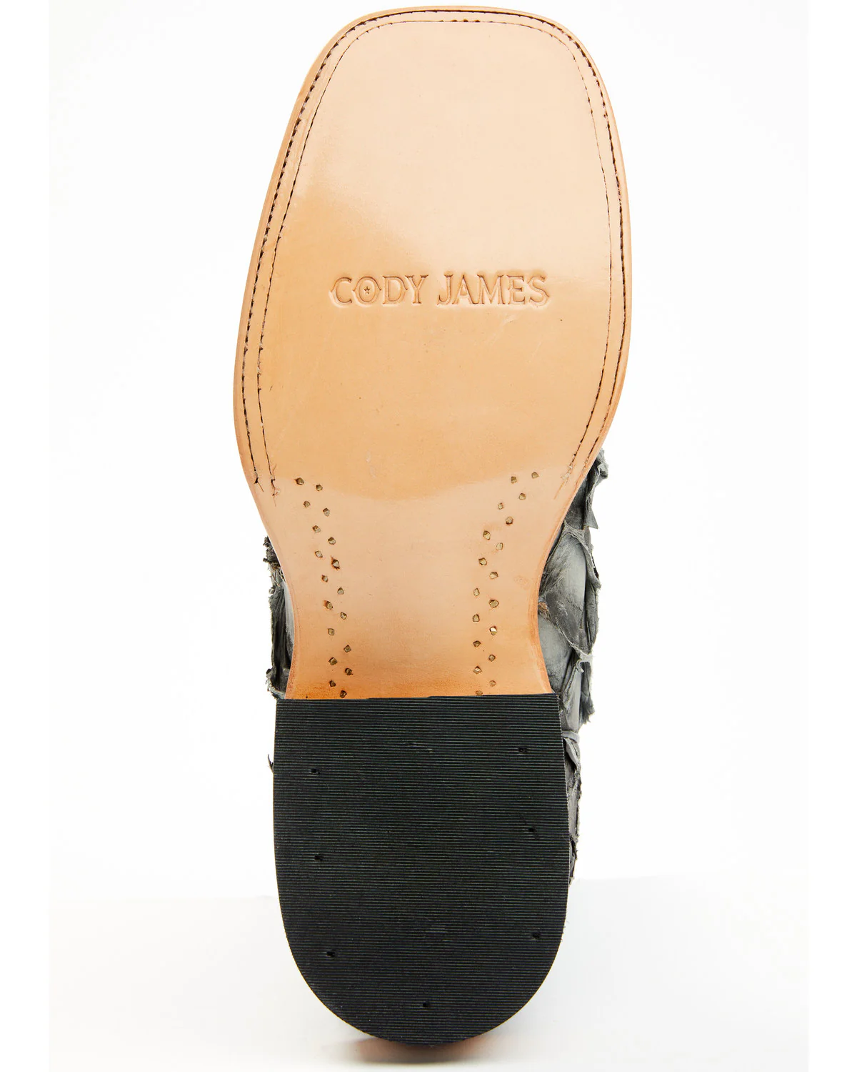 Cody James Men's Exotic Pirarucu Western Boots - Broad Square Toe - Image 7