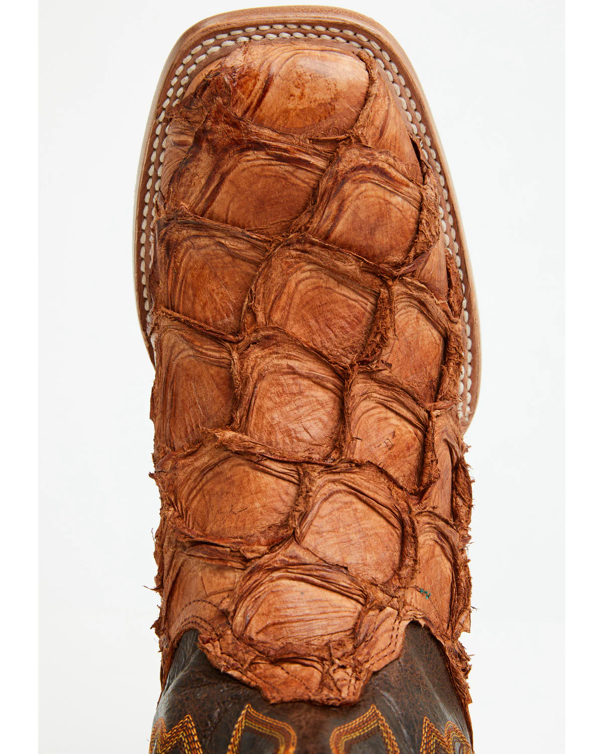 Cody James Men's Exotic Pirarucu Western Boots - Broad Square Toe - Image 6