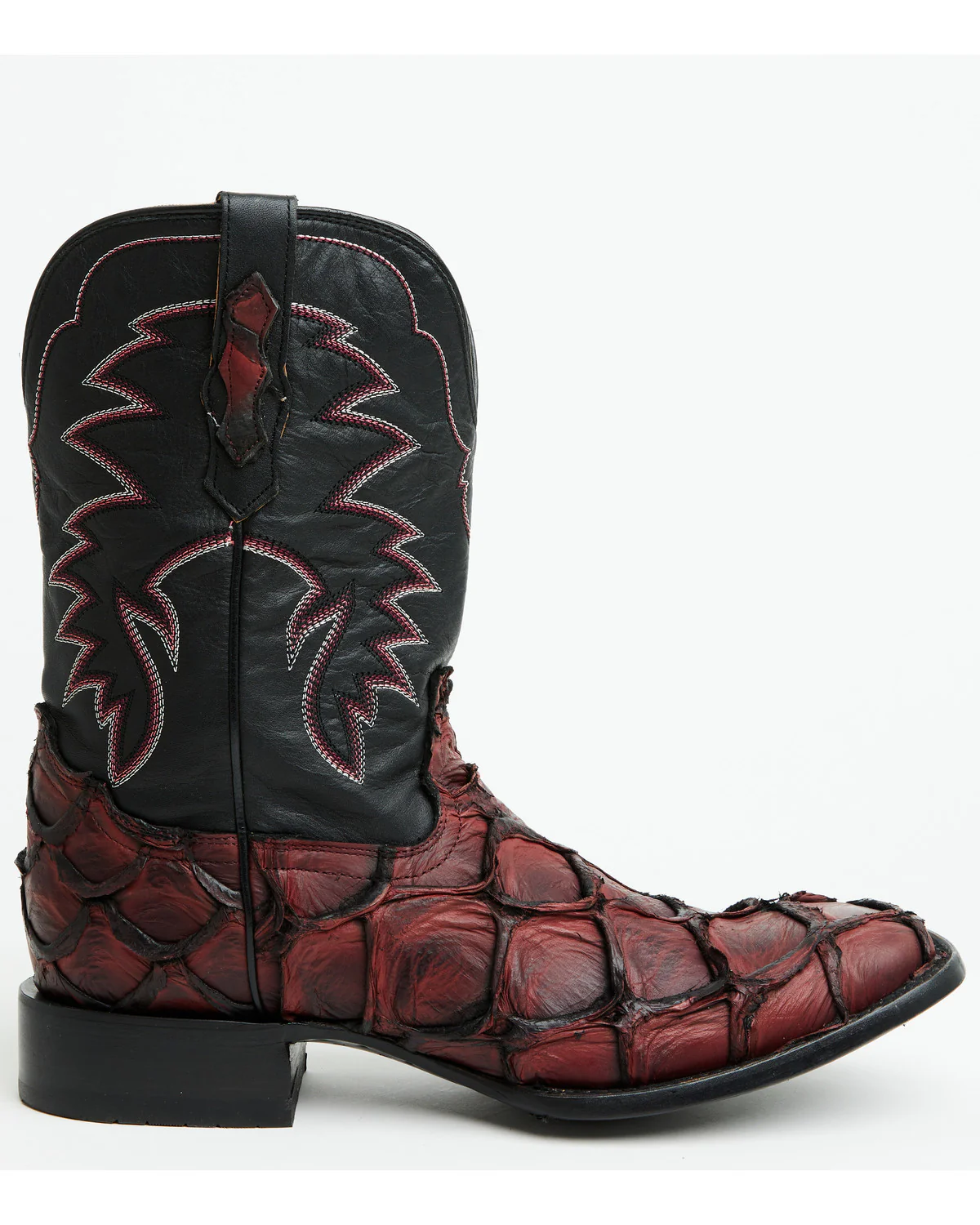 Cody James Men's Exotic Pirarucu Western Boots - Broad Square Toe - Image 2