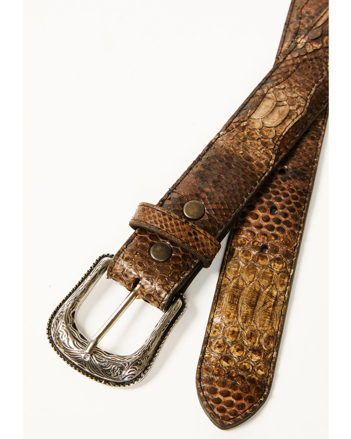 Cody James Men's Exotic Python Belly Belt - Image 2