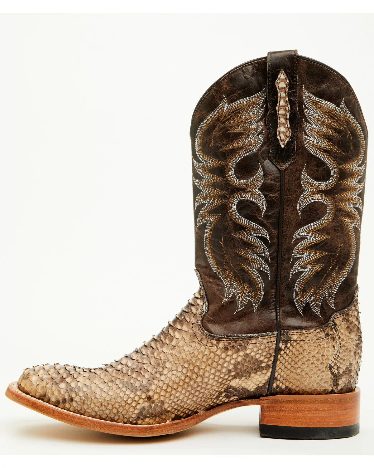 Cody James Men's Exotic Python Western Boots - Broad Square Toe - Image 3