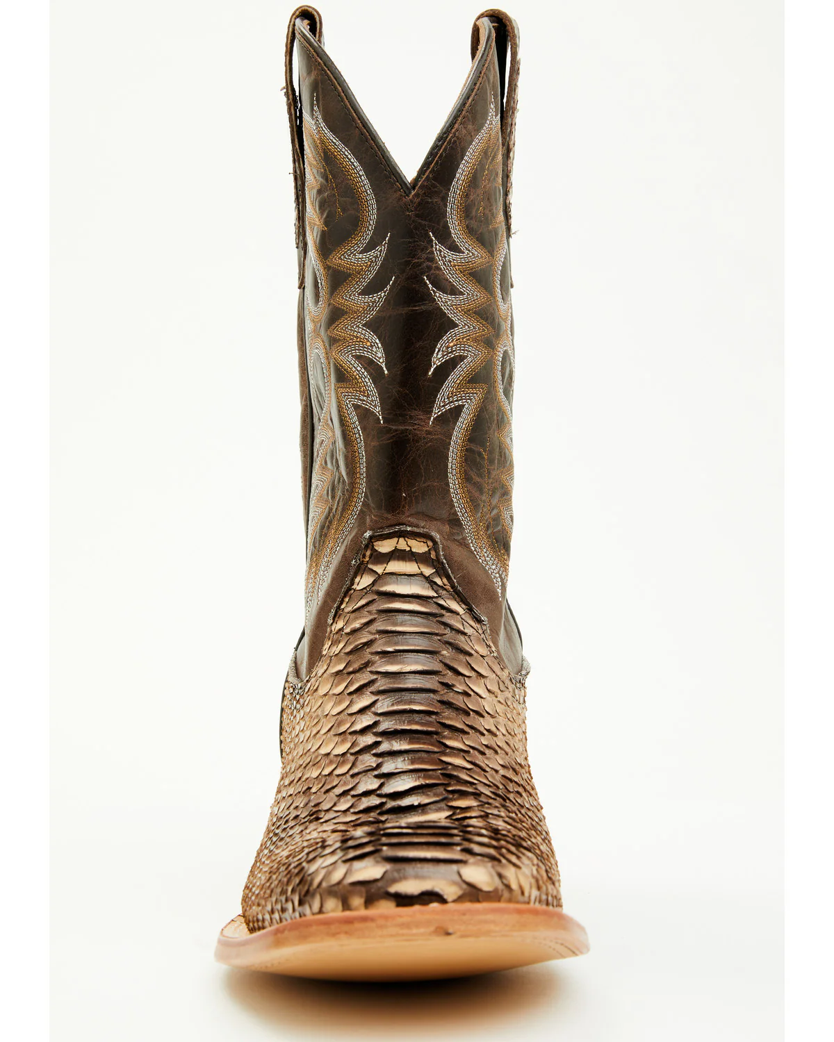 Cody James Men's Exotic Python Western Boots - Broad Square Toe - Image 4