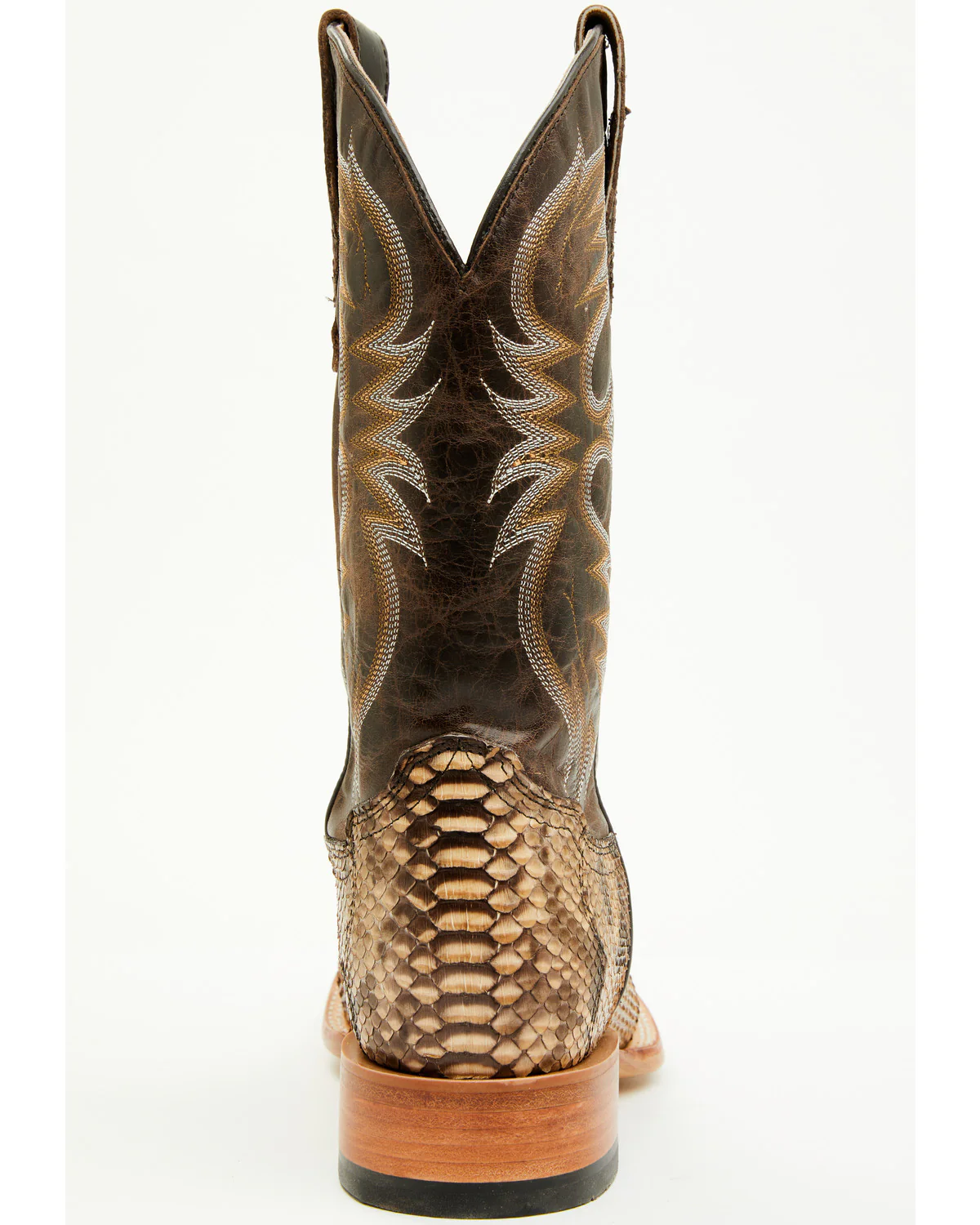 Cody James Men's Exotic Python Western Boots - Broad Square Toe - Image 5
