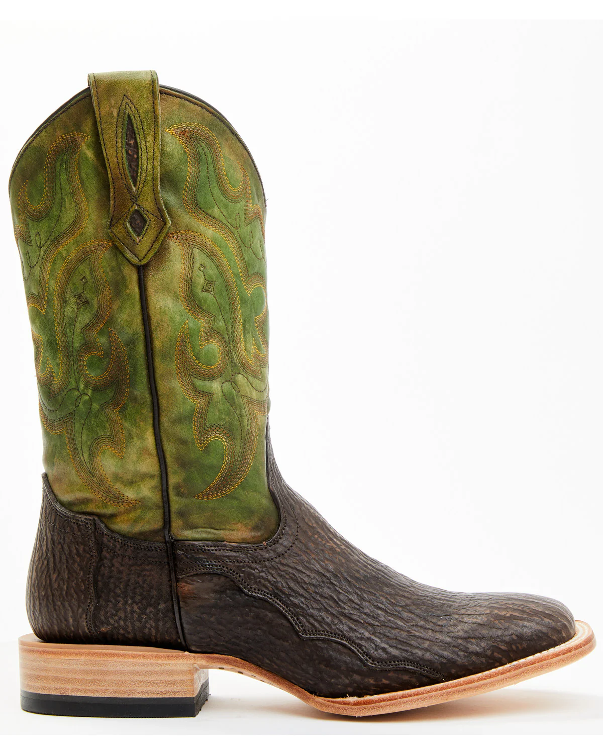Cody James Men's Exotic Shark Western Boots - Broad Square Toe - Image 2