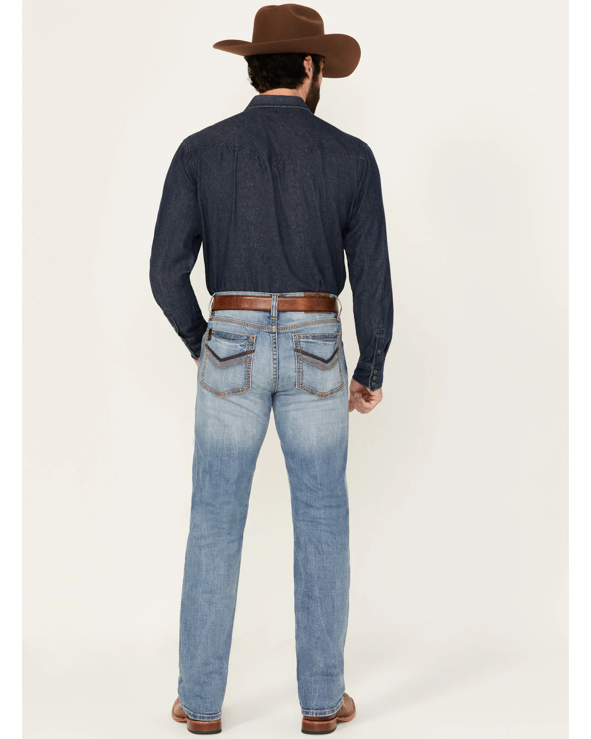 Cody James Men's Fire Water Wash Jackson Slim Straight Stretch Denim Jeans - Image 3