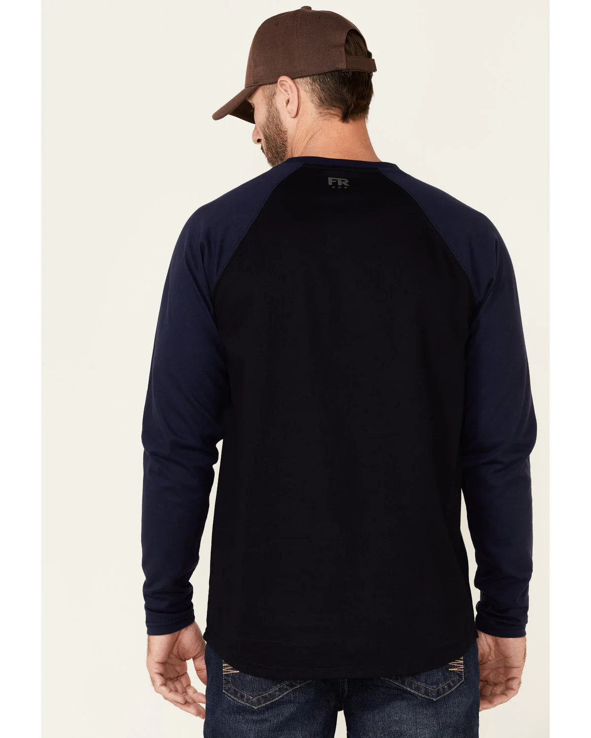 Cody James Men's FR Blocked Baseball Long Sleeve Work Shirt - Image 4