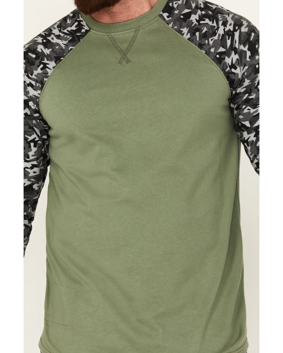 Cody James Men's FR Color Block Baseball Work T-Shirt - Image 3