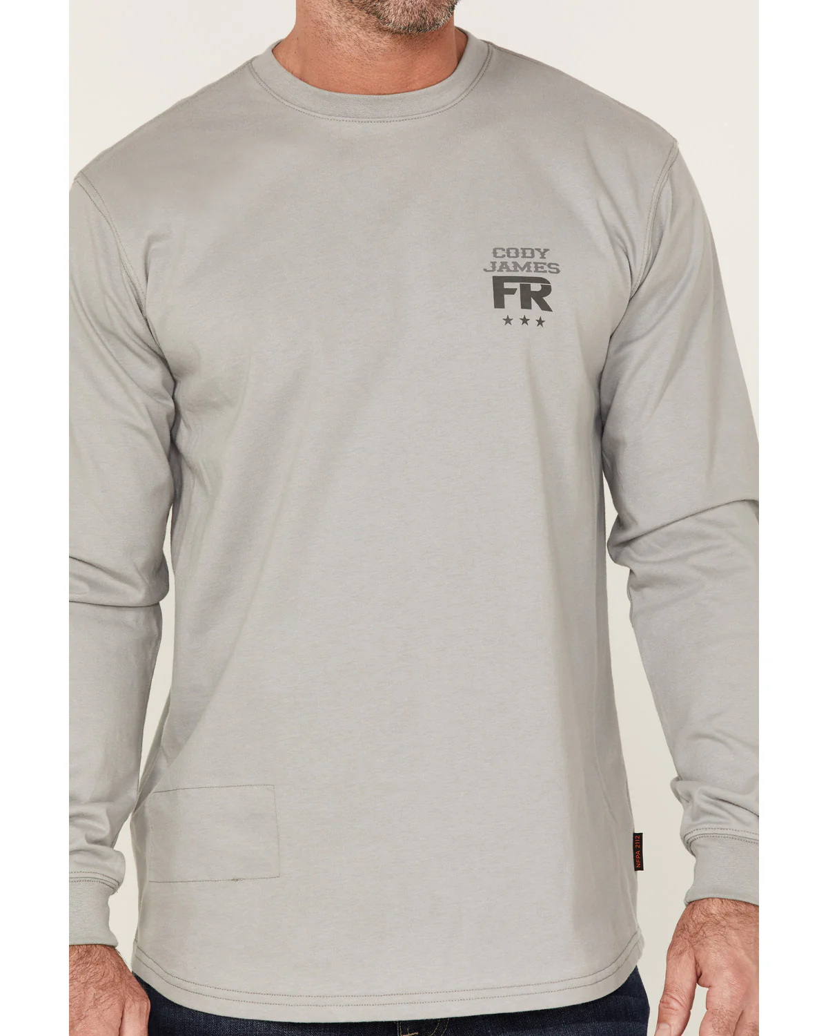 Cody James Men's FR Desperado Skull Graphic Long Sleeve Work T-Shirt - Image 3
