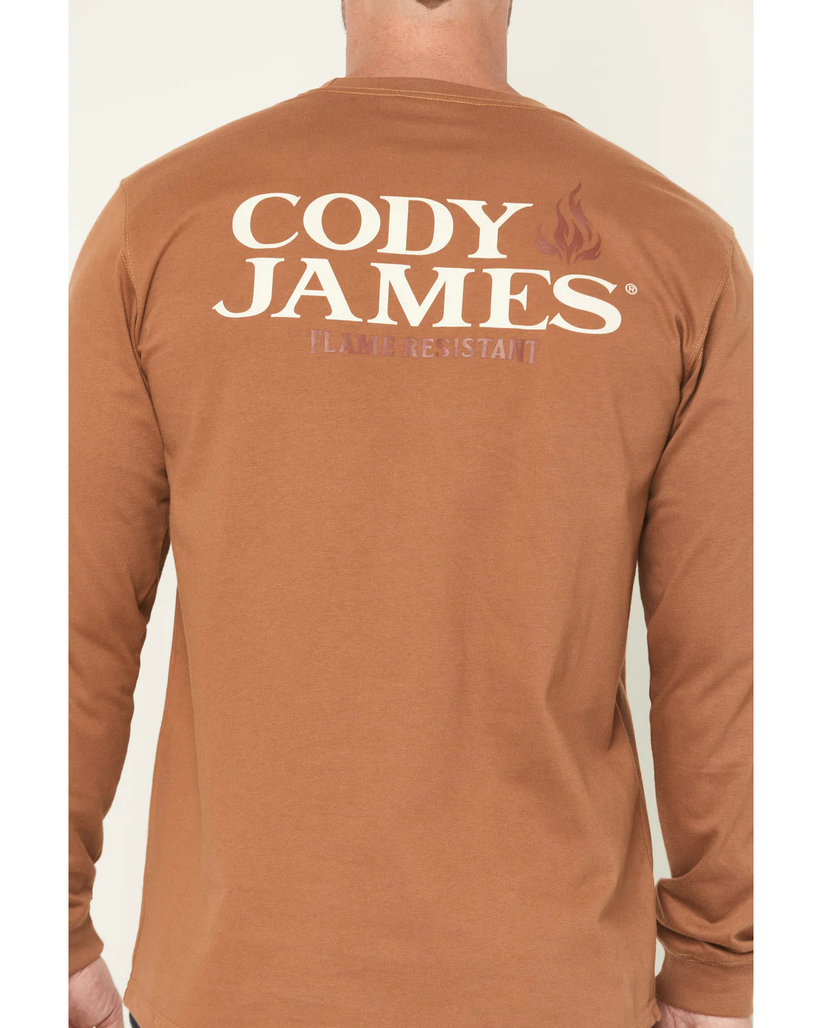 Cody James Men's FR Logo Long Sleeve Graphic Work T-Shirt - Image 4