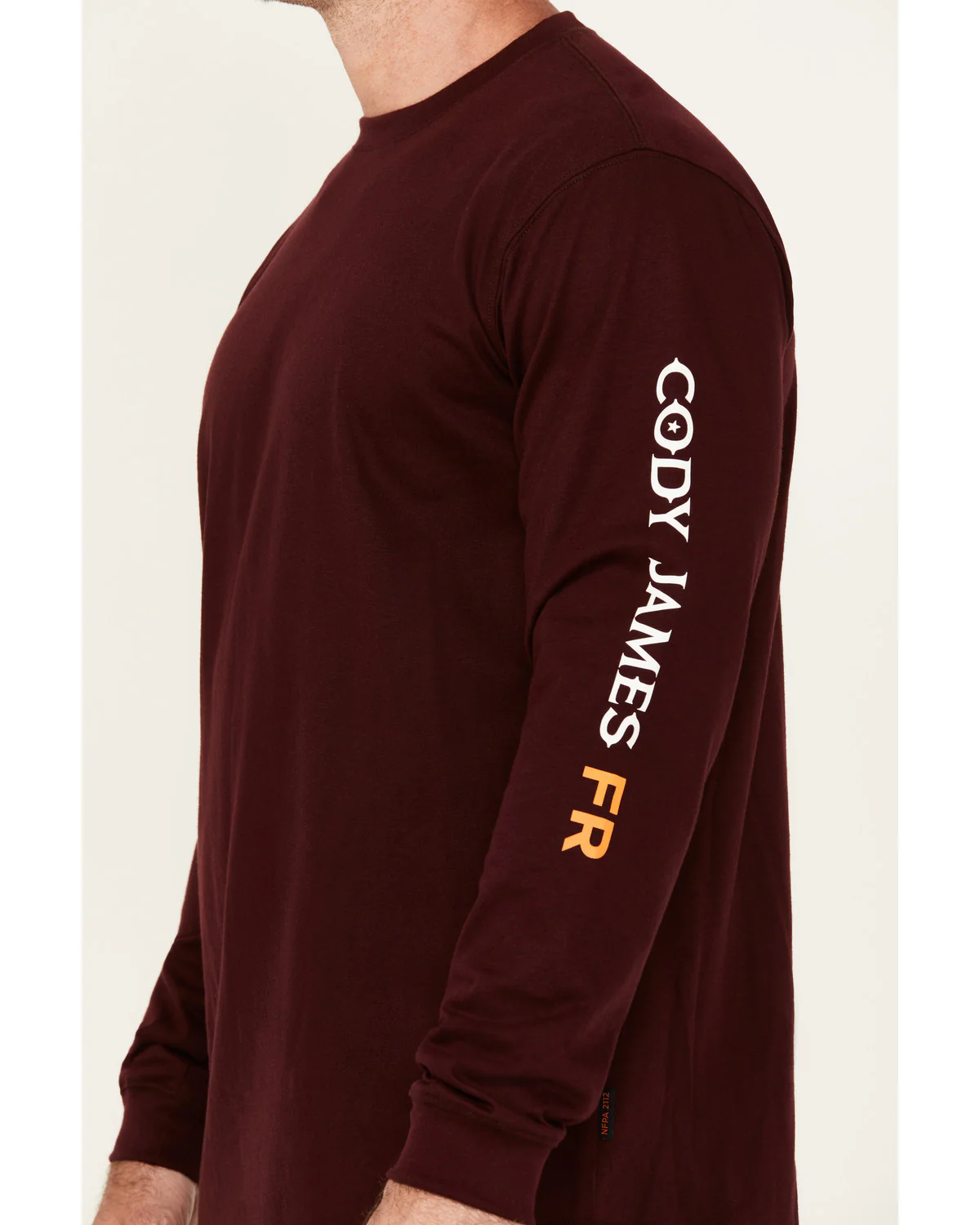 Cody James Men's FR Logo Long Sleeve Graphic Work T-Shirt - Image 3