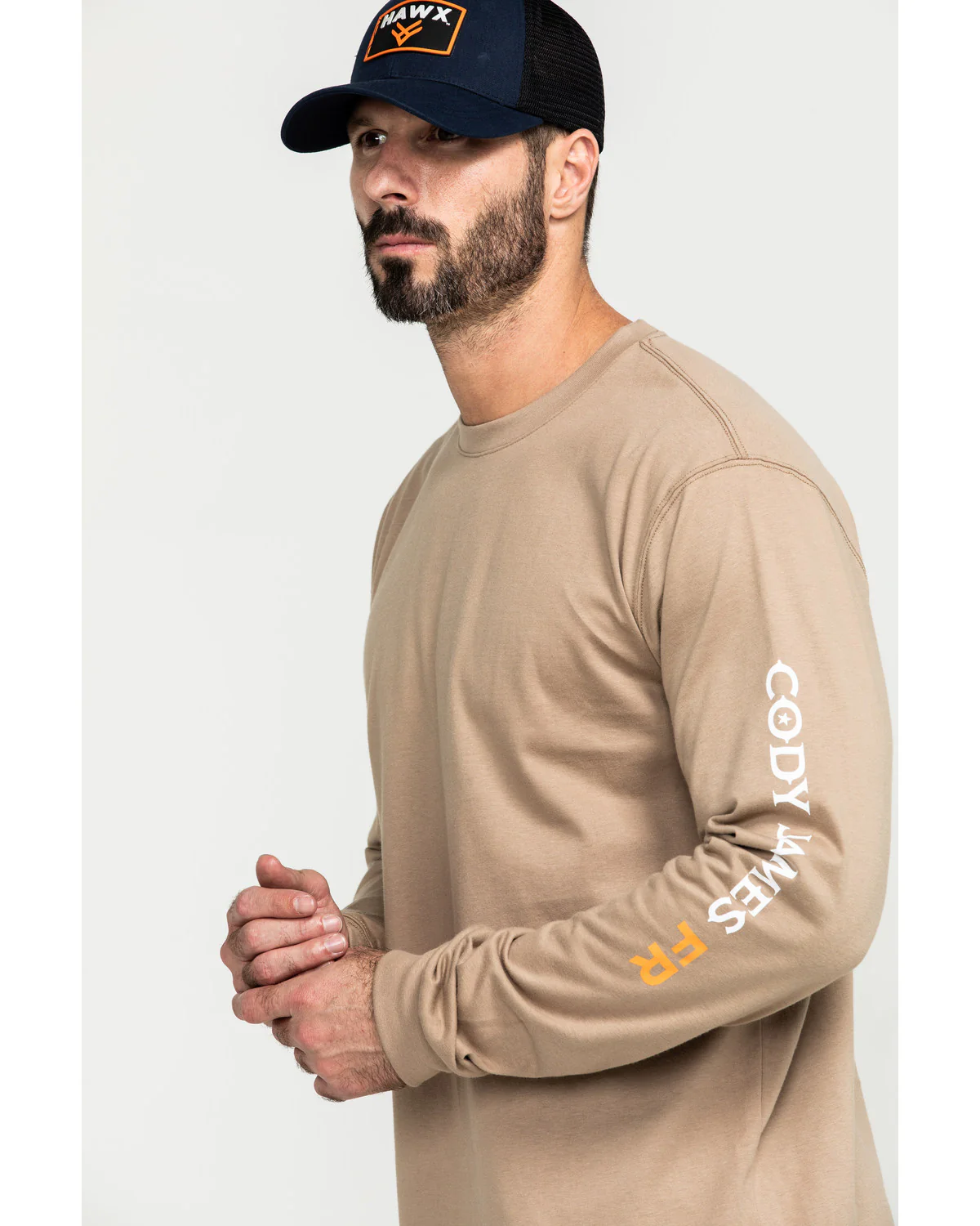 Cody James Men's FR Logo Long Sleeve Stretch Work Shirt - Image 11