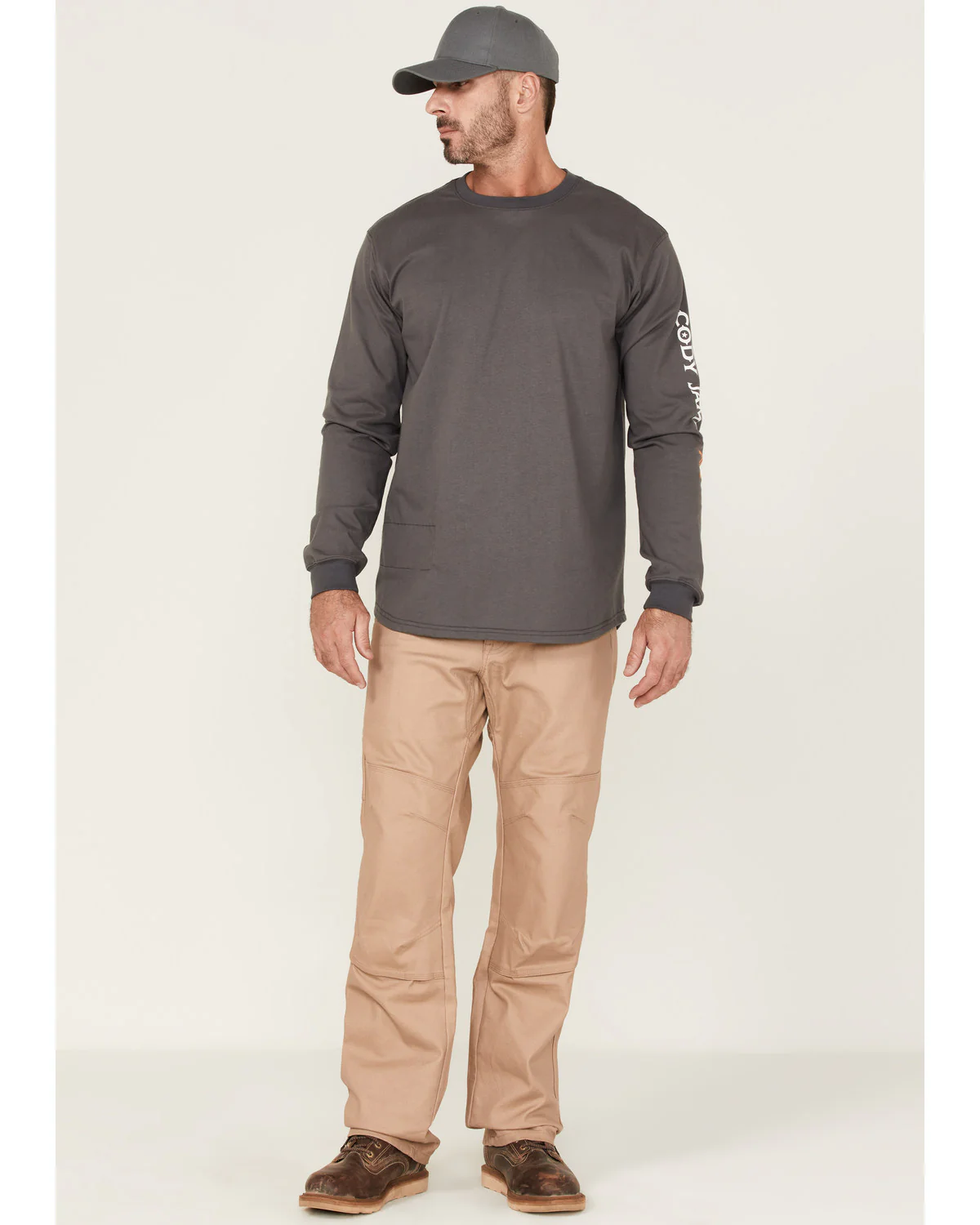 Cody James Men's FR Logo Long Sleeve Work T-Shirt - Image 2