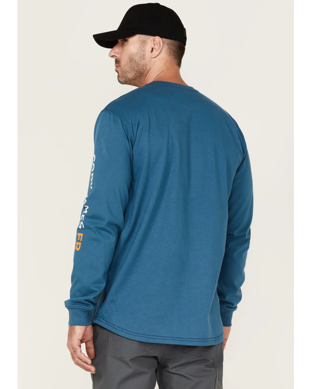 Cody James Men's FR Logo Long Sleeve Work T-Shirt - Image 4