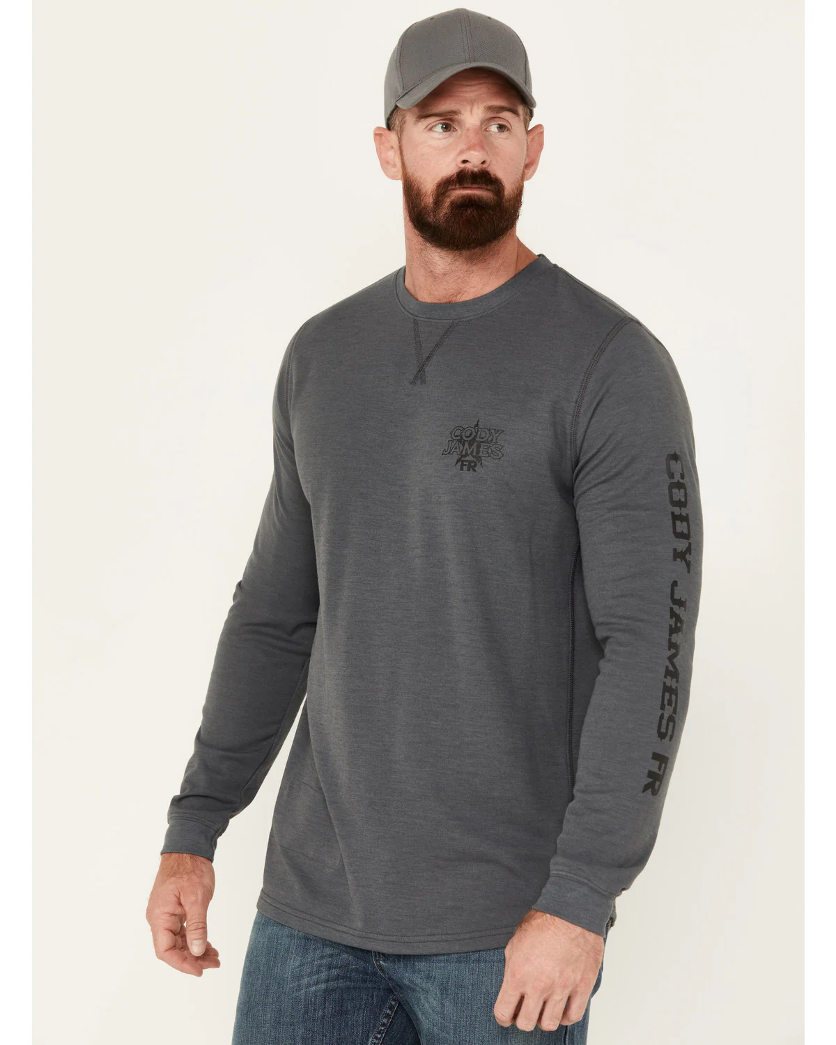 Cody James Men's FR Long Sleeve Graphic Work T-Shirt - Image 2