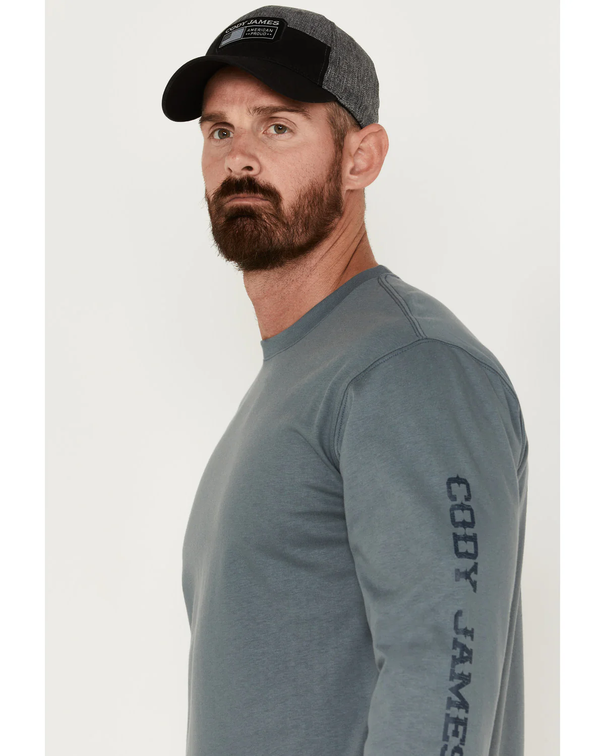 Cody James Men's FR Skull Logo Graphic Long Sleeve Work T-Shirt - Image 3