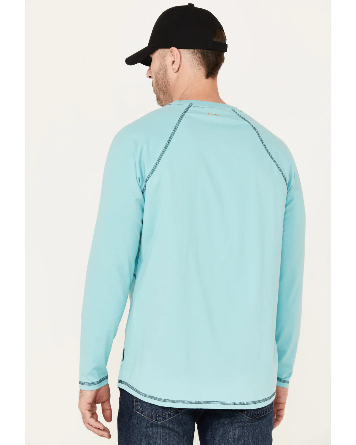 Cody James Men's FR Solid Long Sleeve Raglan Work T-Shirt - Image 4