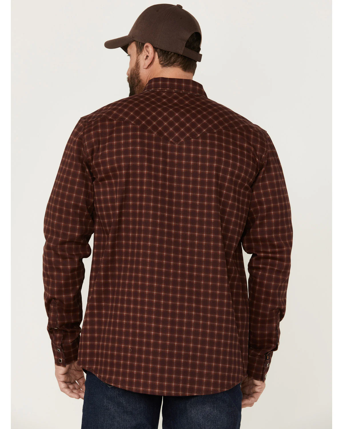 Cody James Men's FR Tartan Plaid Print Long Sleeve Snap Work Shirt - Image 4