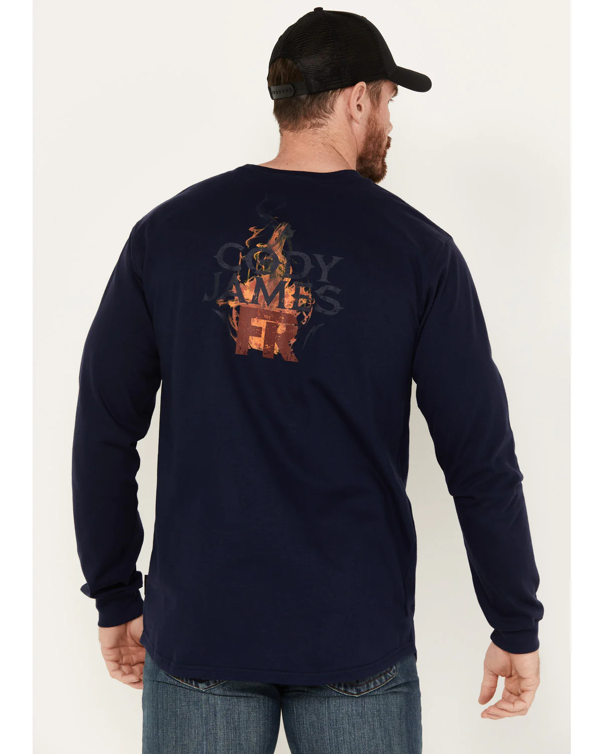 Cody James Men's FR Vintage Graphic Long Sleeve Work Shirt - Image 4