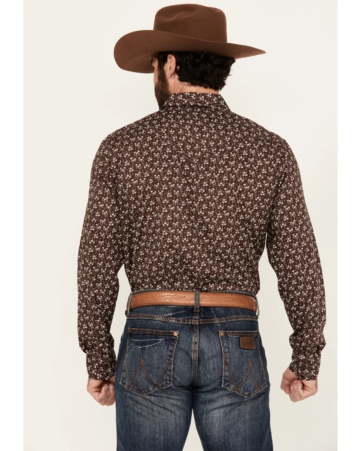Cody James Men's Garrison Floral Print Long Sleeve Snap Western Shirt - Image 4