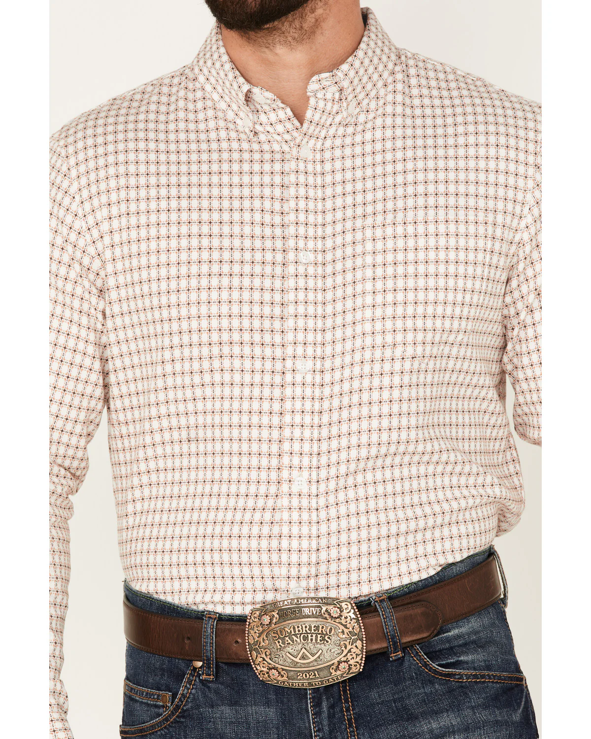 Cody James Men's Getaway Check Button-Down Western Shirt - Image 3