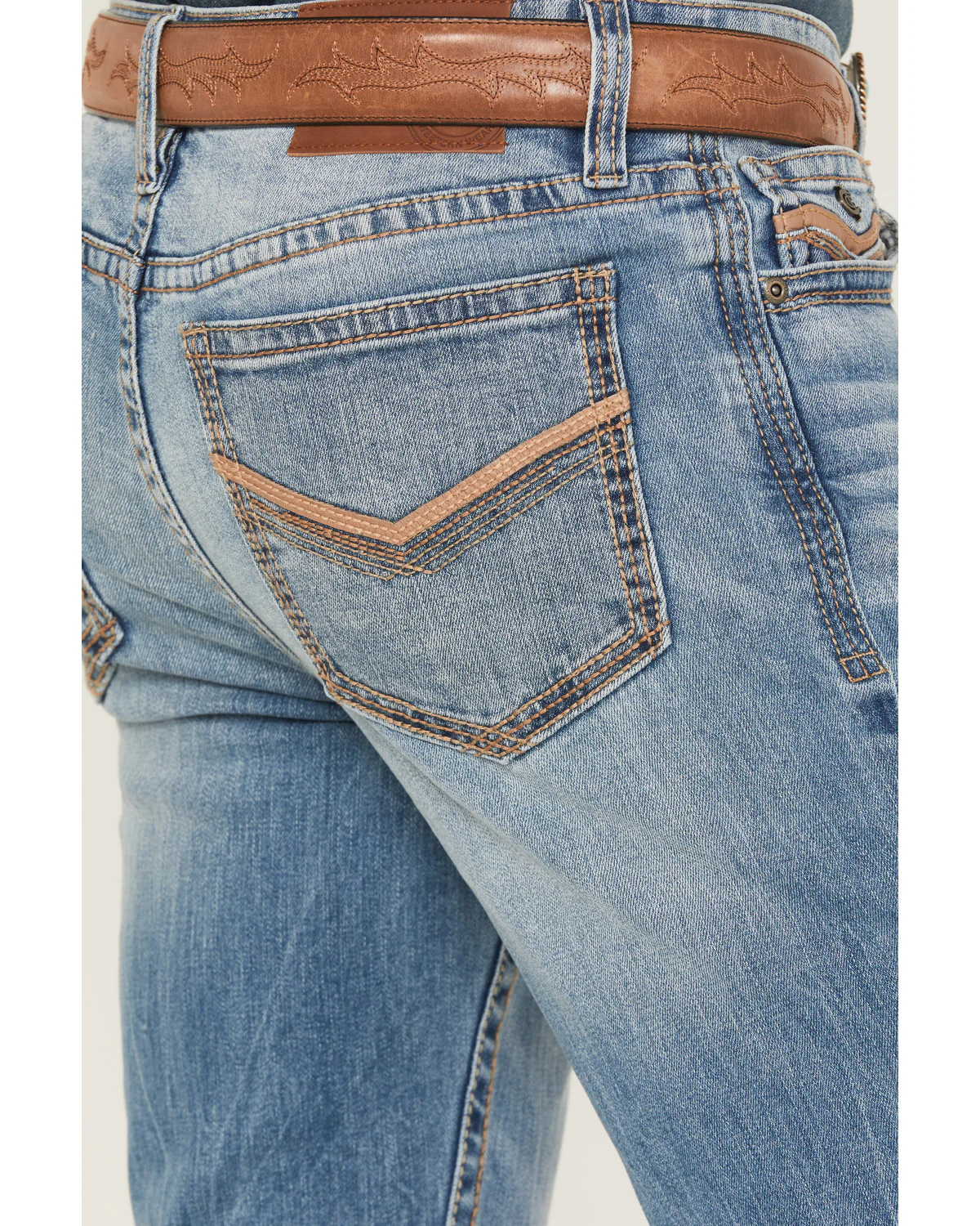 Cody James Men's Gunner Wash Jackson Slim Straight Stretch Denim Jeans - Image 4