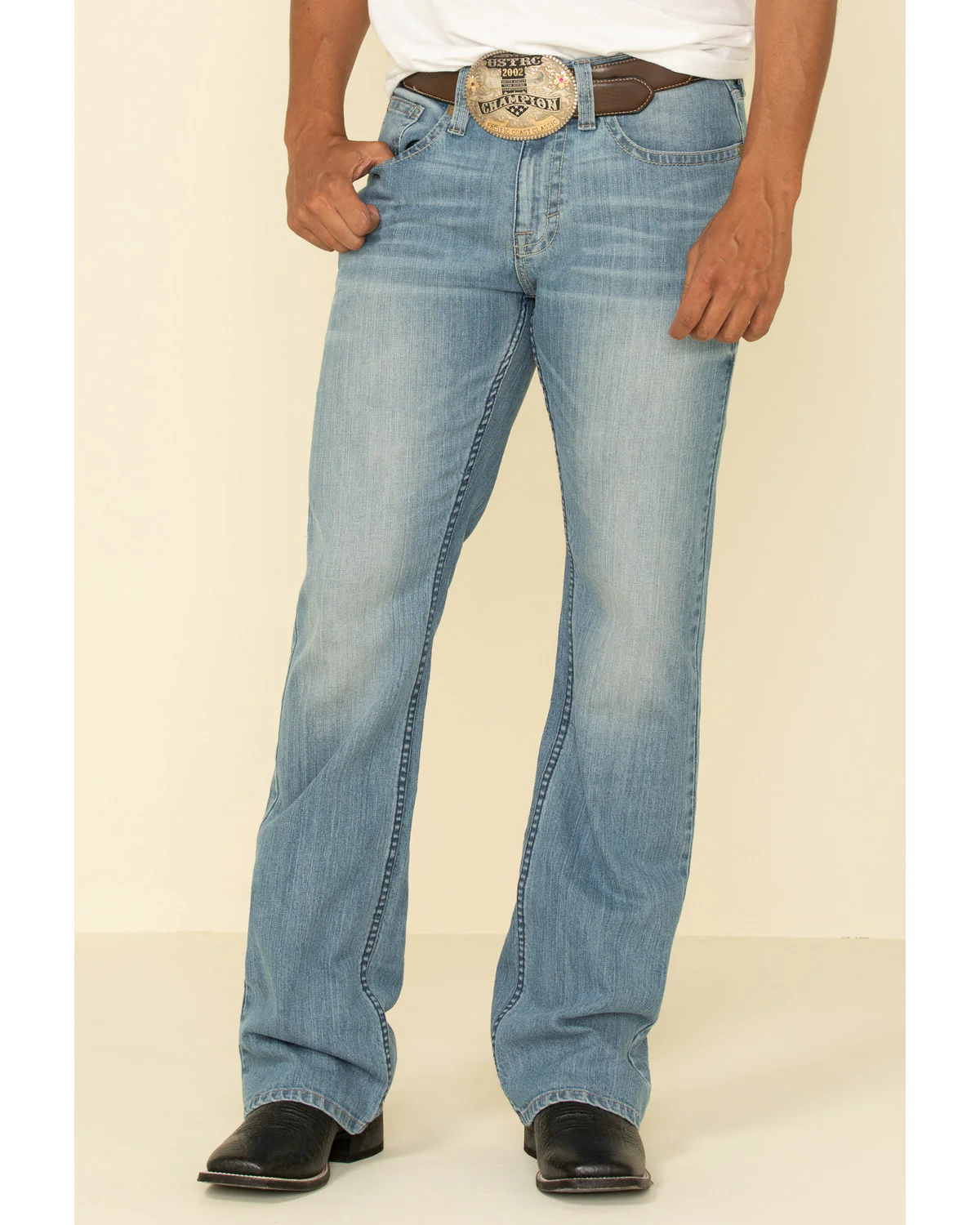Cody James Men's Hamshackle Wash Duke Relaxed Bootcut Stretch Denim Jeans - Image 2