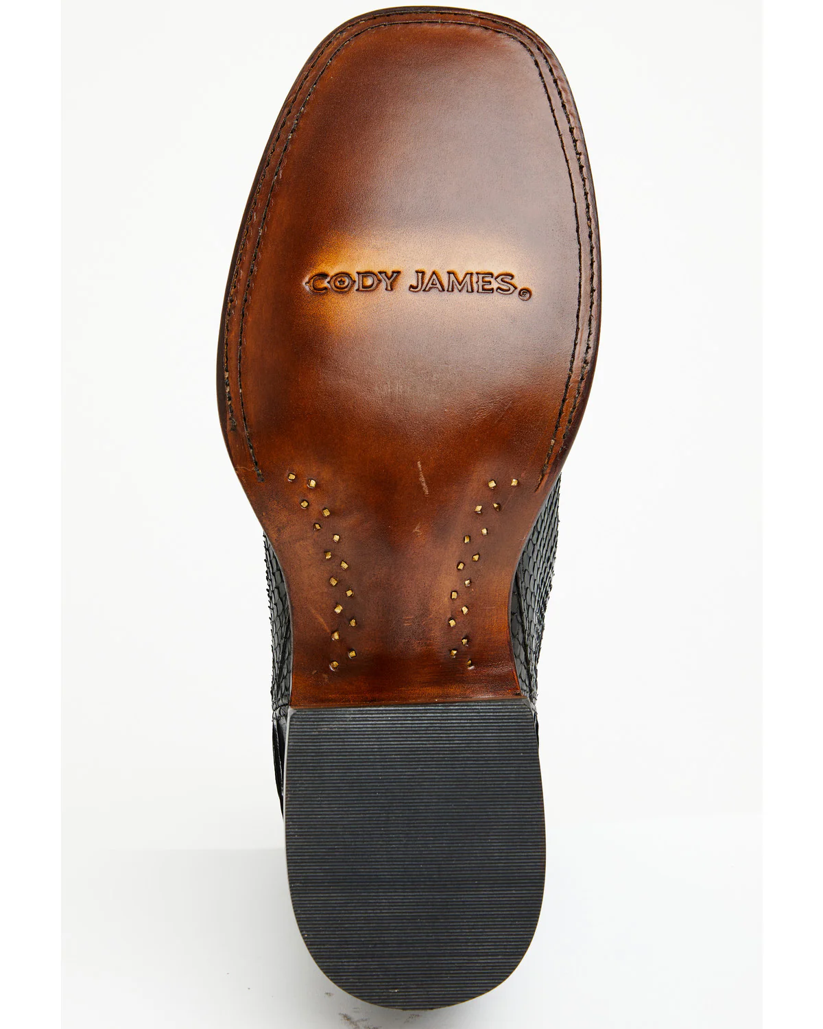 Cody James Men's Hash Exotic Python Western Ankle Boots - Broad Square Toe - Image 7