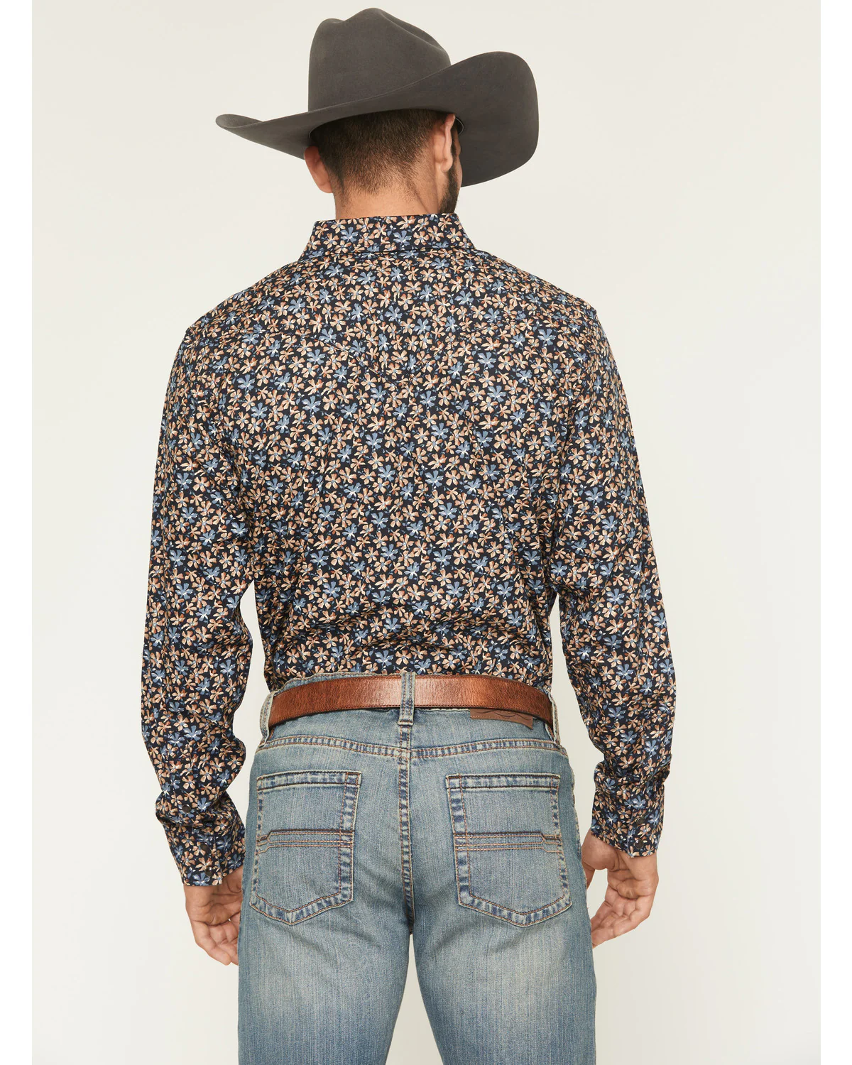Cody James Men's Howdy Haven Floral Print Long Sleeve Snap Western Shirt - Image 4