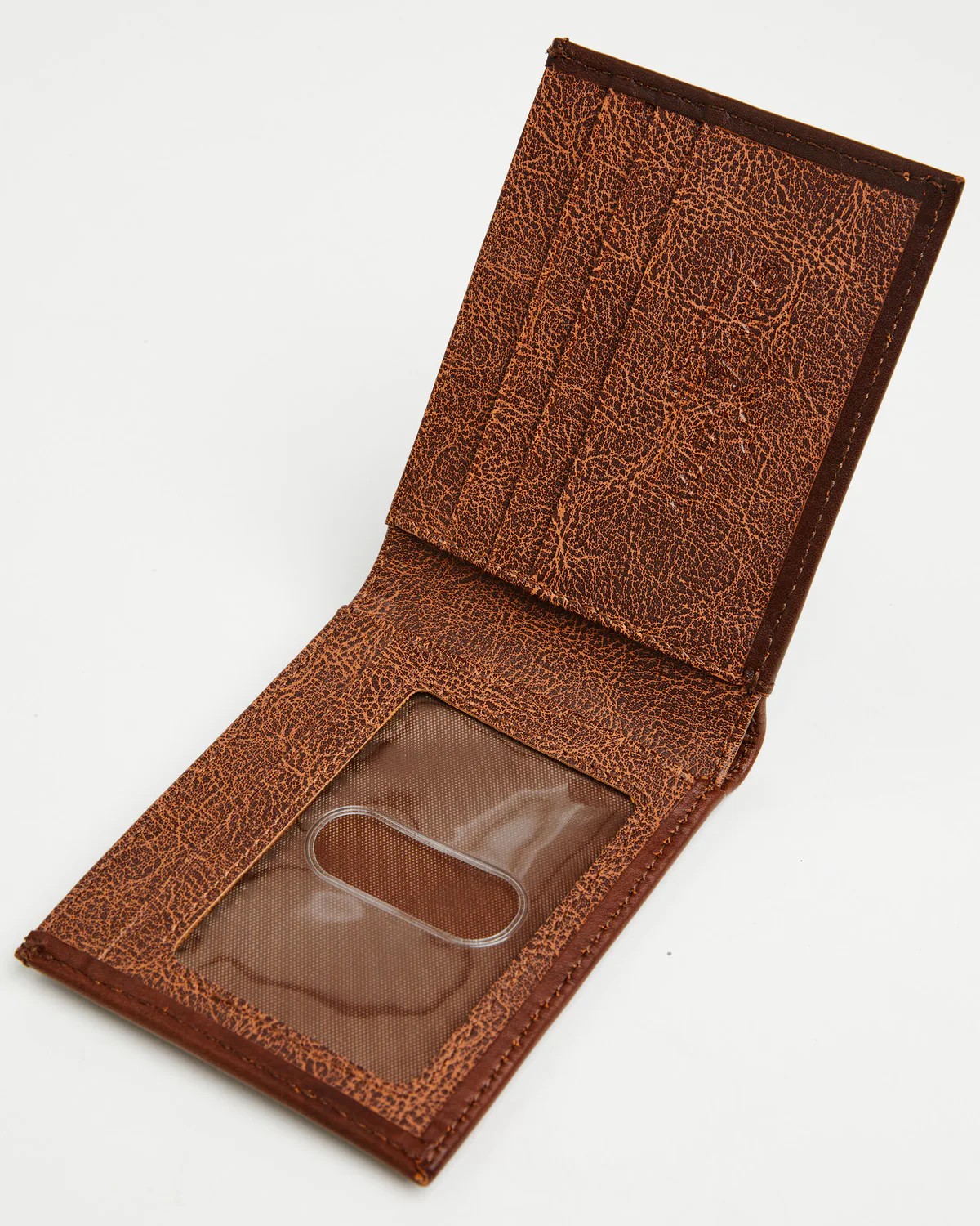 Cody James Men's Hutton Basket Weave Tooled Hair-On Bifold Wallet - Image 2