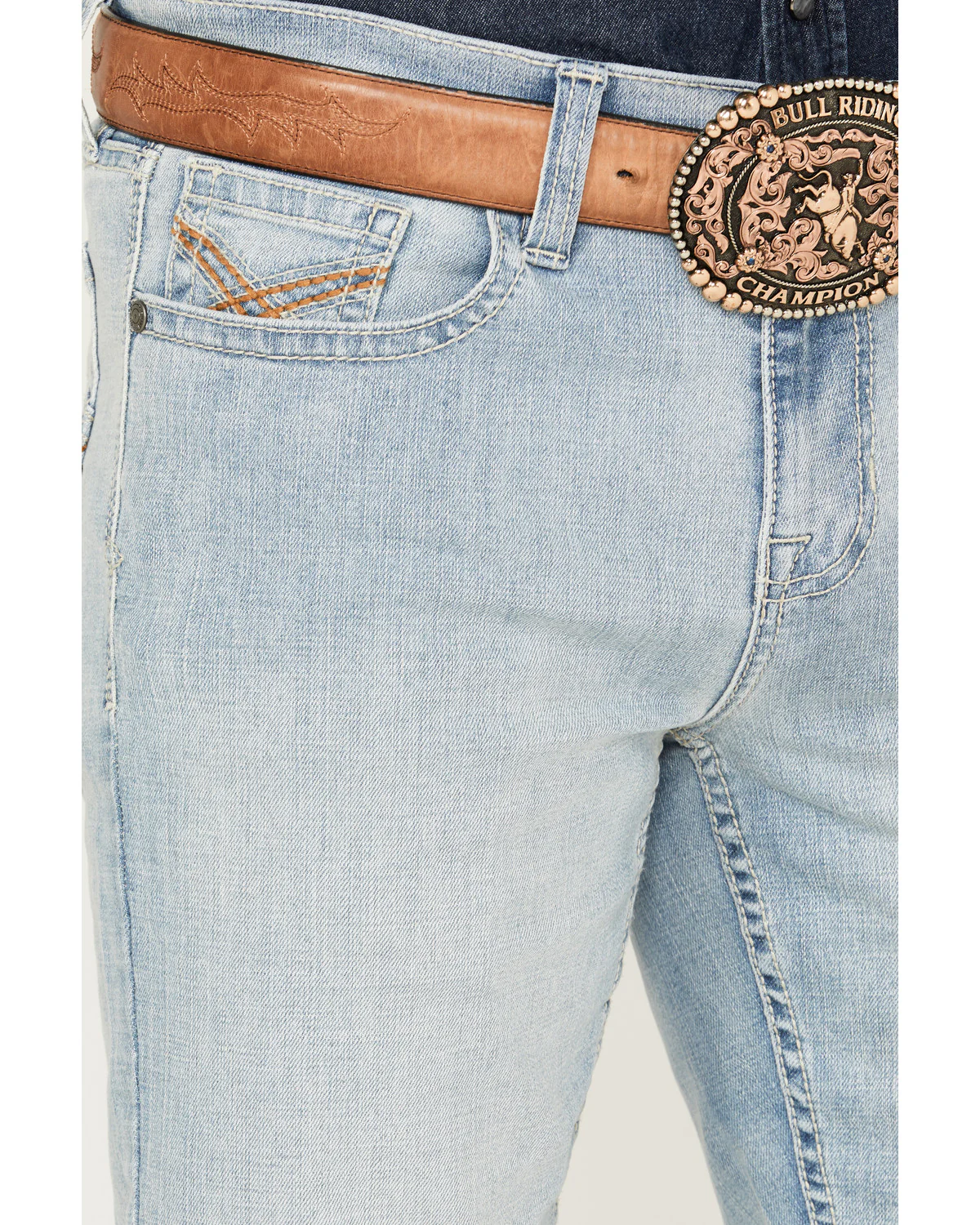 Cody James Men's Jamestown Wash Jackson Slim Straight Stretch Denim Jeans - Image 2