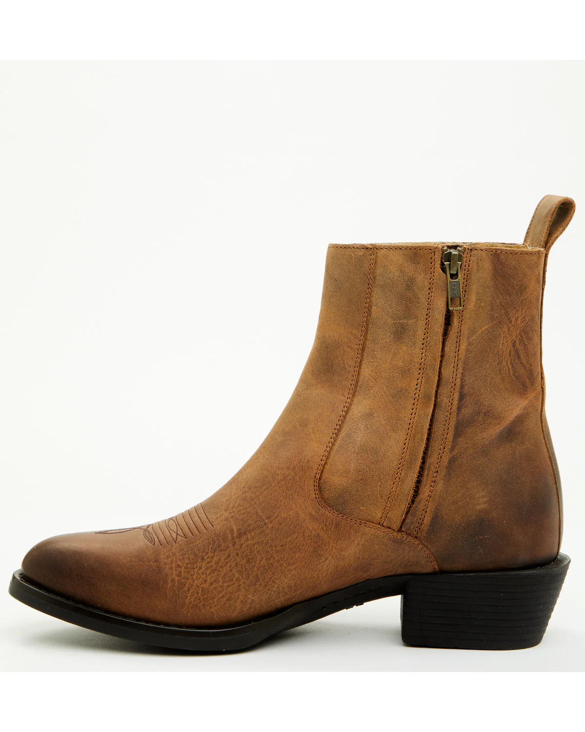Cody James Men's Larsen Western Ankle Boots - Round Toe - Image 3