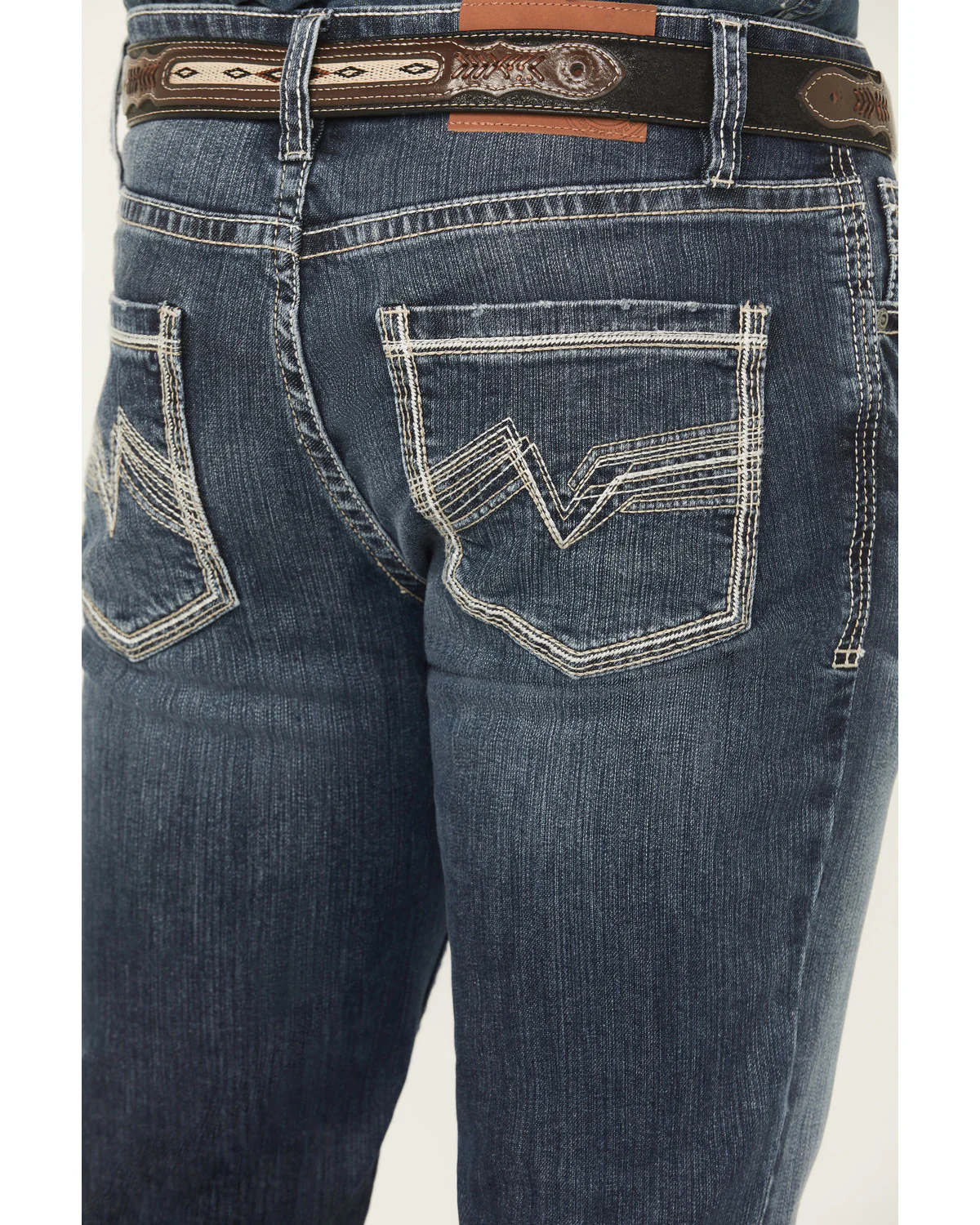 Cody James Men's Moonlight Wash Wyatt Slim Bootcut Stretch Denim Jeans - Image 4