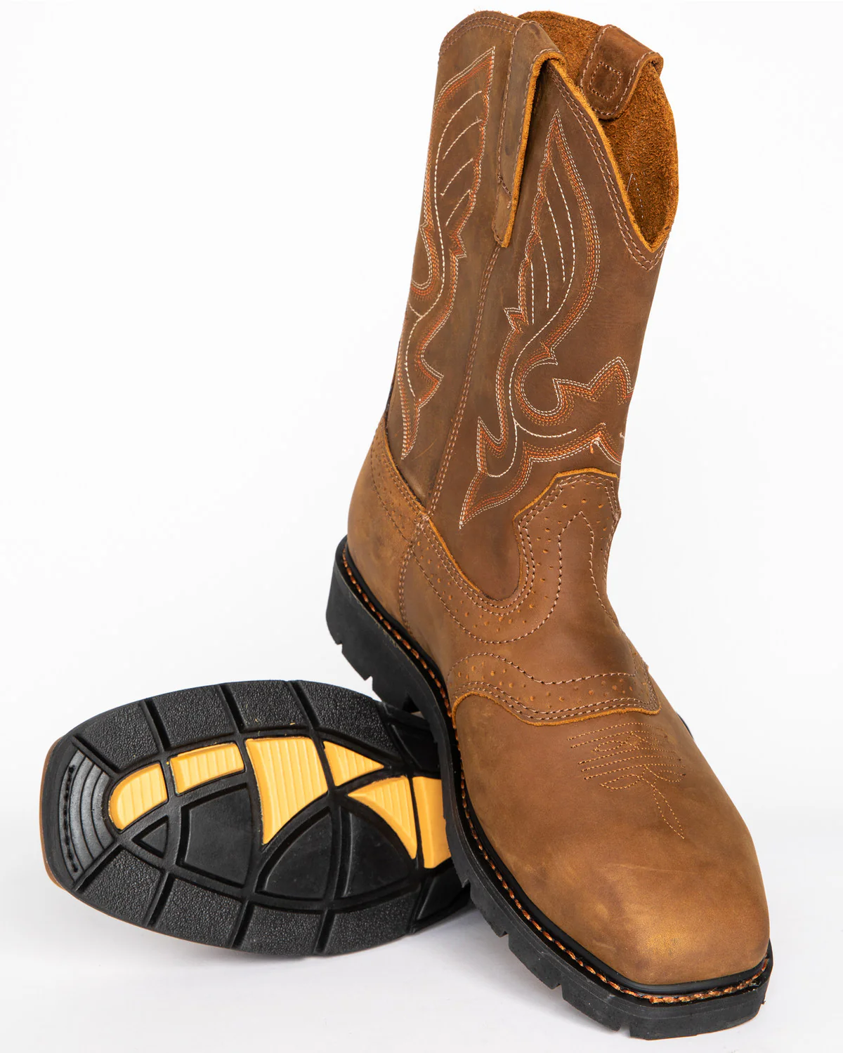Cody James Men's 11" Mustang Western Work Boots - Composite Toe - Image 8