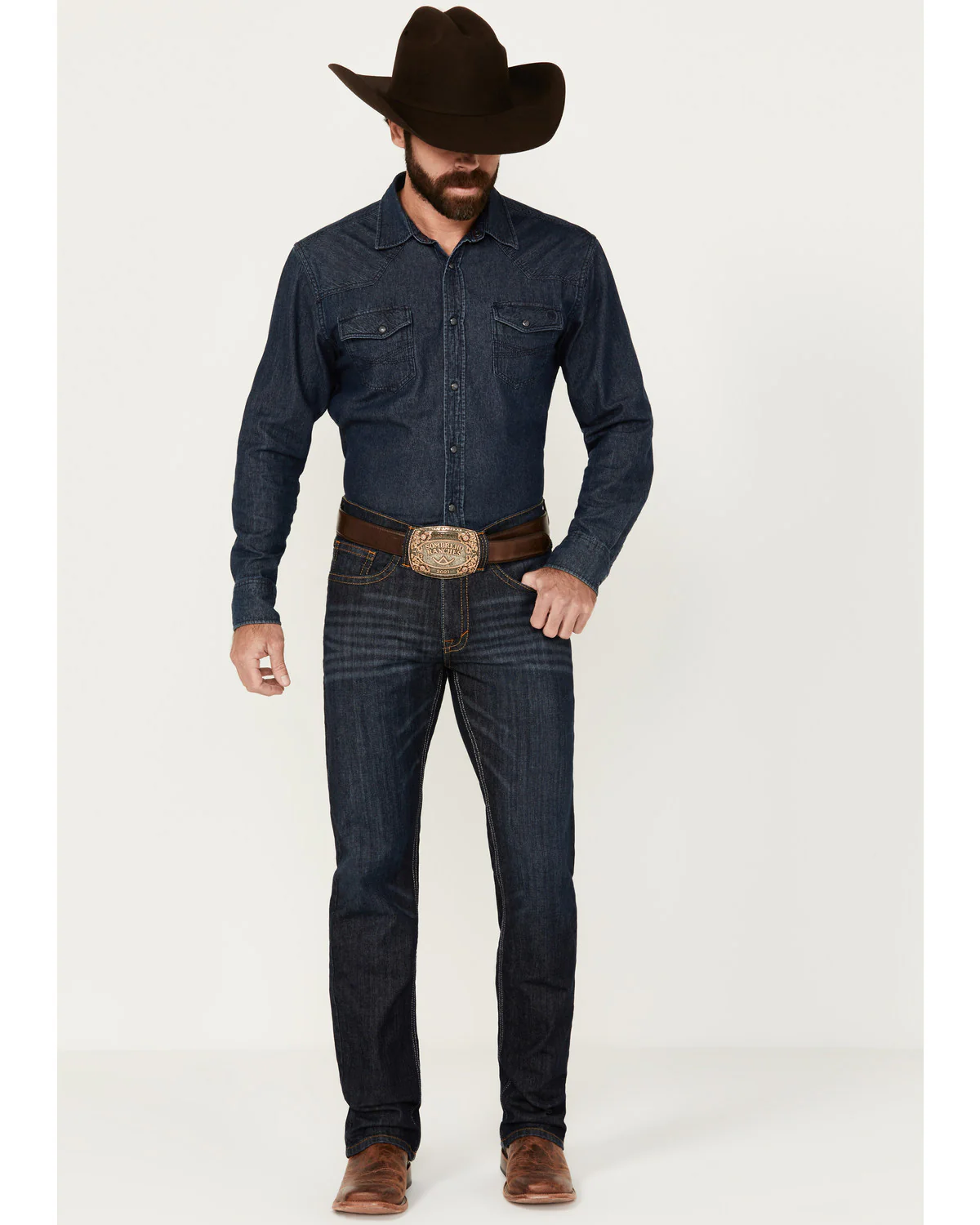 Cody James Men's Night Hawk Wash Jackson Slim Straight Stretch Denim Jeans