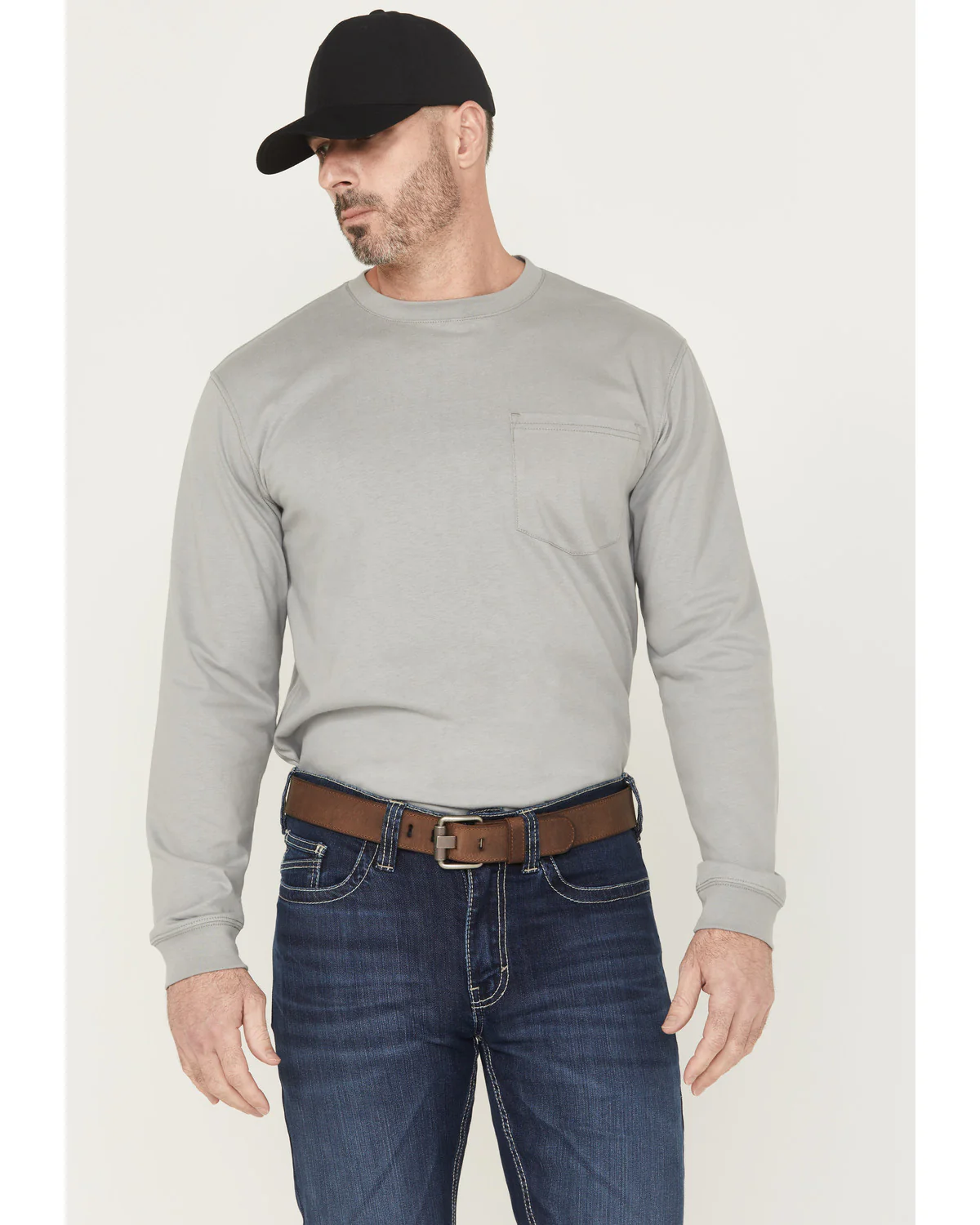 Cody James Men's Old West Graphic Long Sleeve Work T-Shirt - Image 2