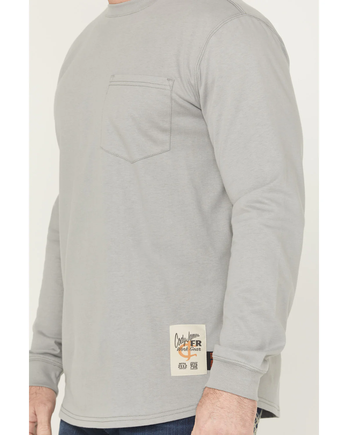 Cody James Men's Old West Graphic Long Sleeve Work T-Shirt - Image 3