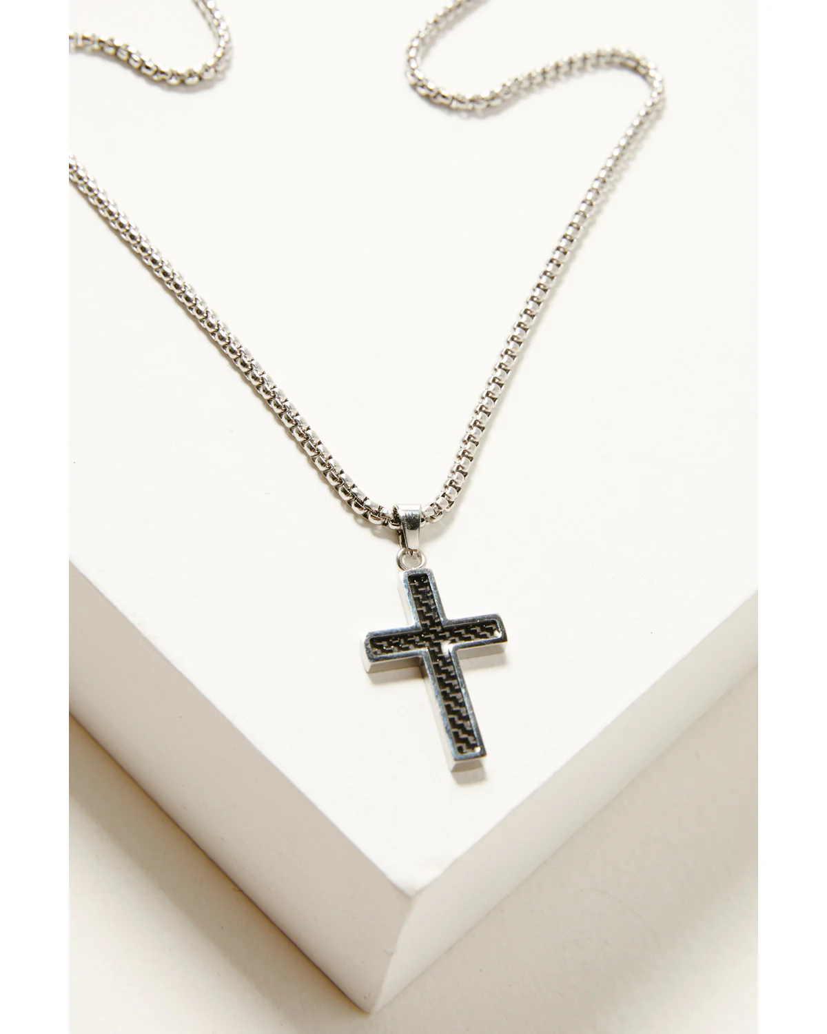 Cody James Men's Oxidized Cross Necklace - Image 3