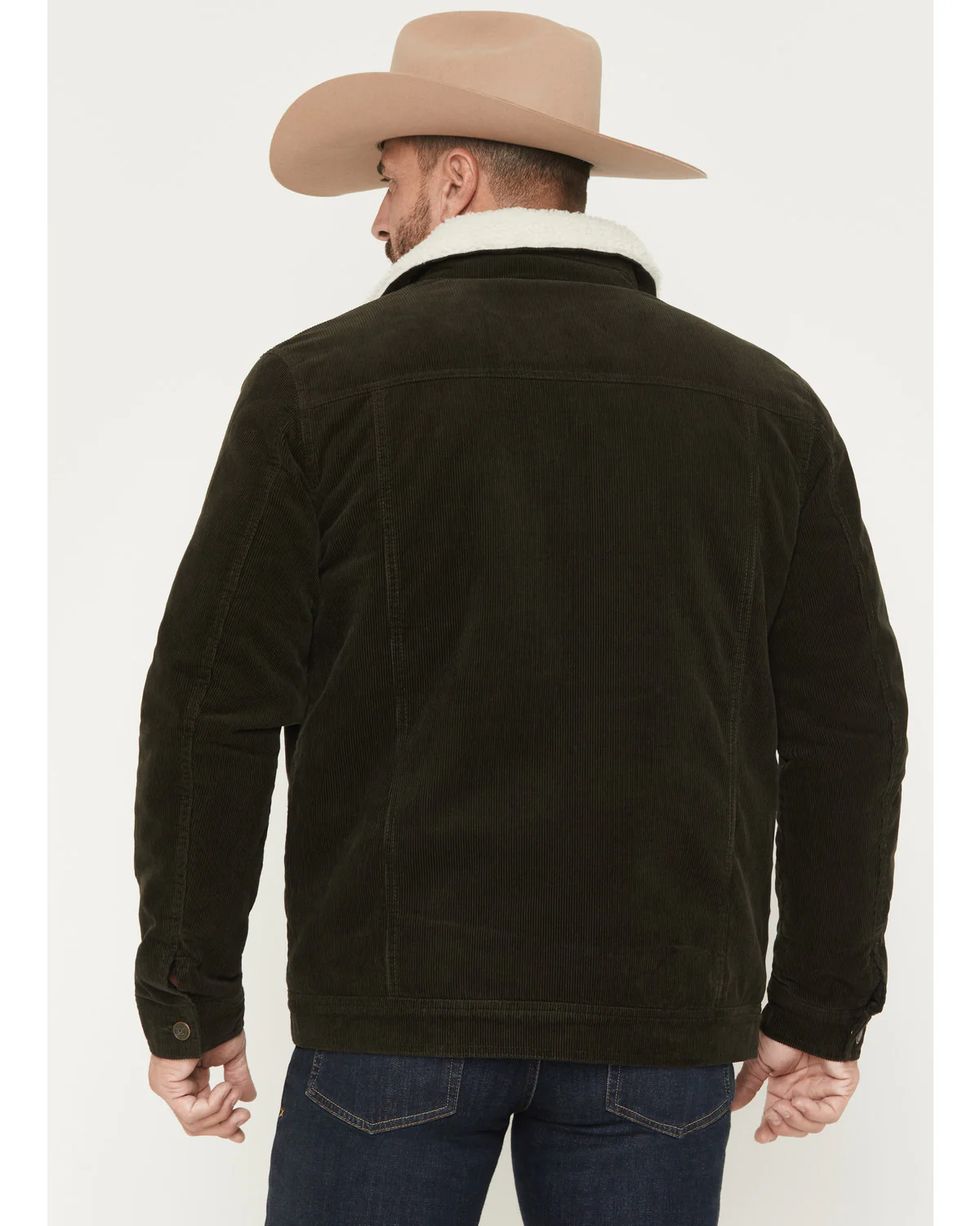 Cody James Men's Ozark Sherpa Lined Corduroy Jacket - Image 4